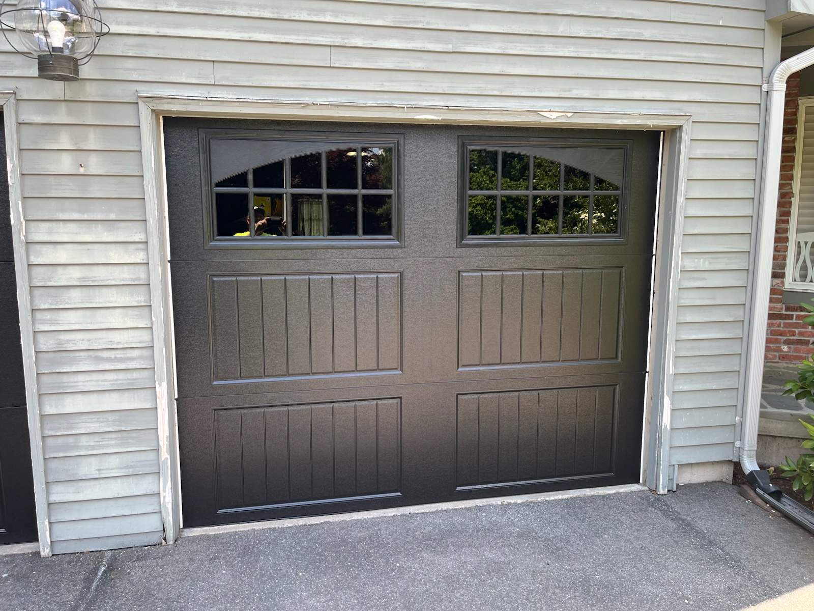 Garage Door Installation using Amarr Classica Gaage door by DiGiorgi Roofing and Siding Inc