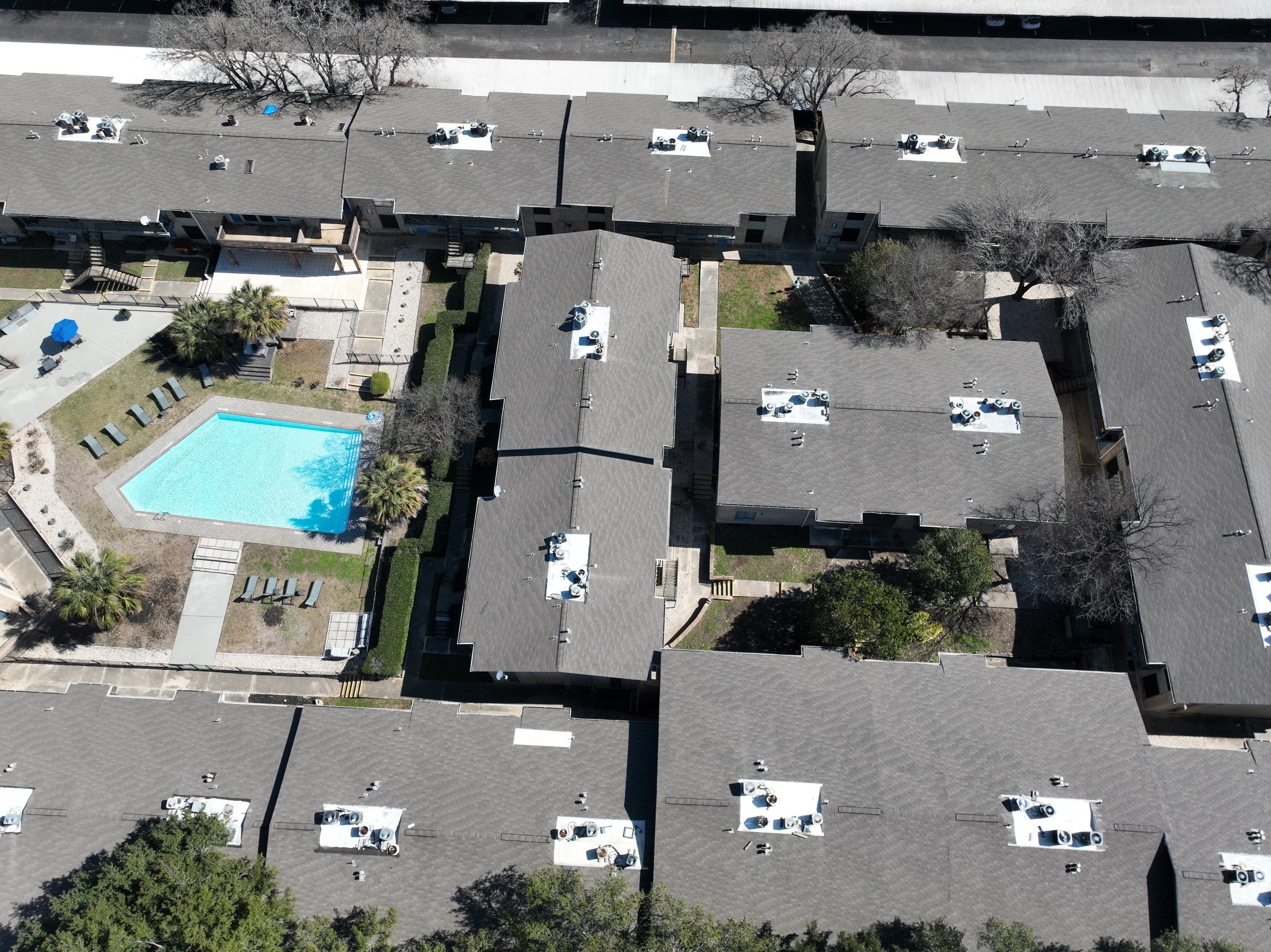 Commercial Roof Inspection using Drone Inspection by Premier Roofing and Contracting