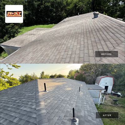 2 layers tear off & installation of new architectural shingles.
