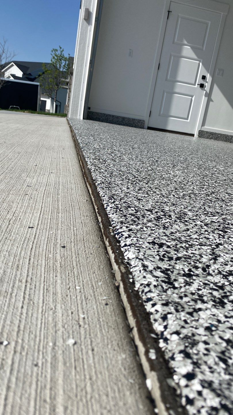 Garage using Domino  by Select Painting, Coatings & Garage Cabinets