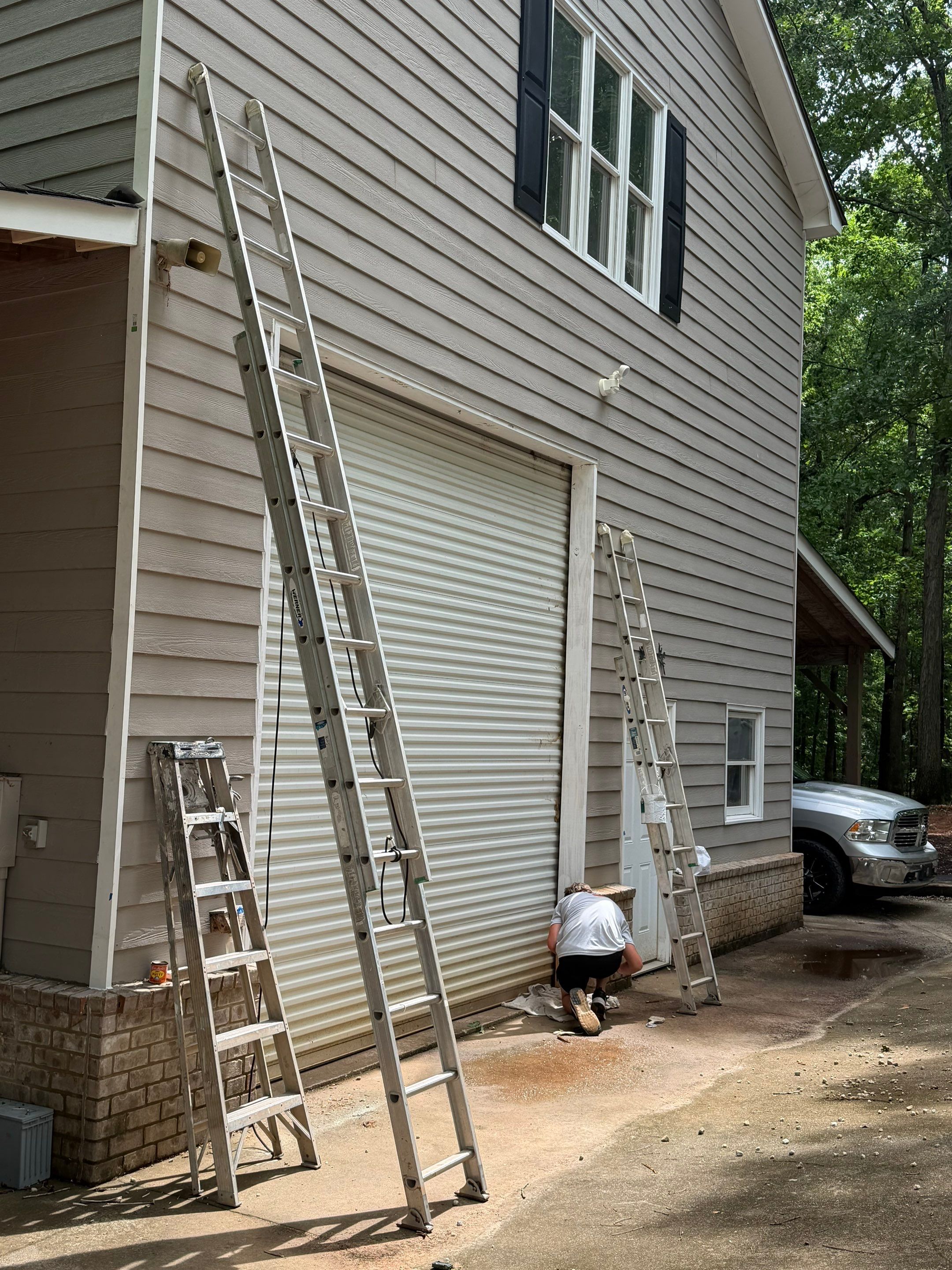 Exterior Painting and Wood Replacement in Mansfield by PGP Surface Solutions, LLC