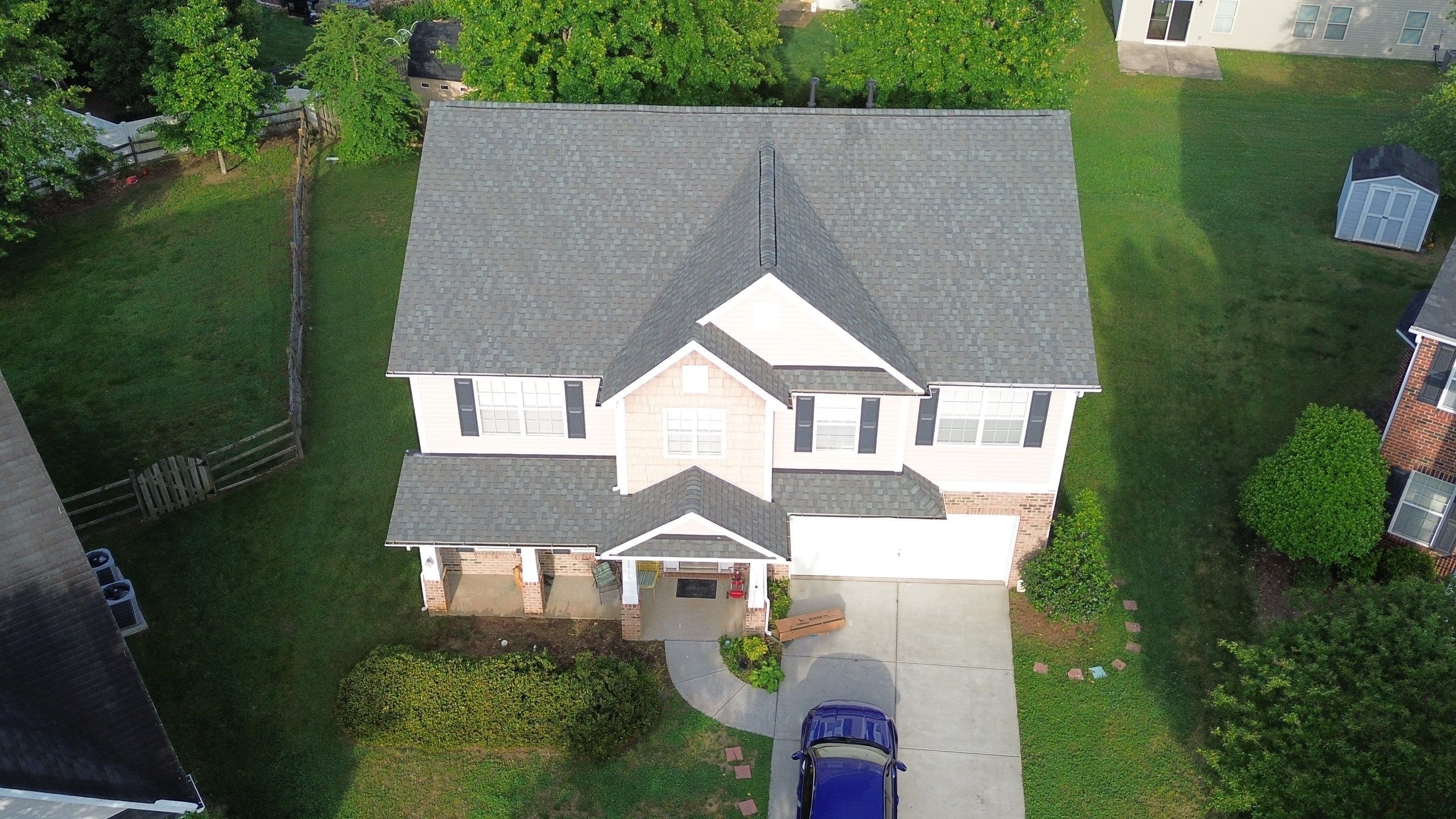 Roof replacement by hail and wind damage by Just Brilliant Restoration JBR