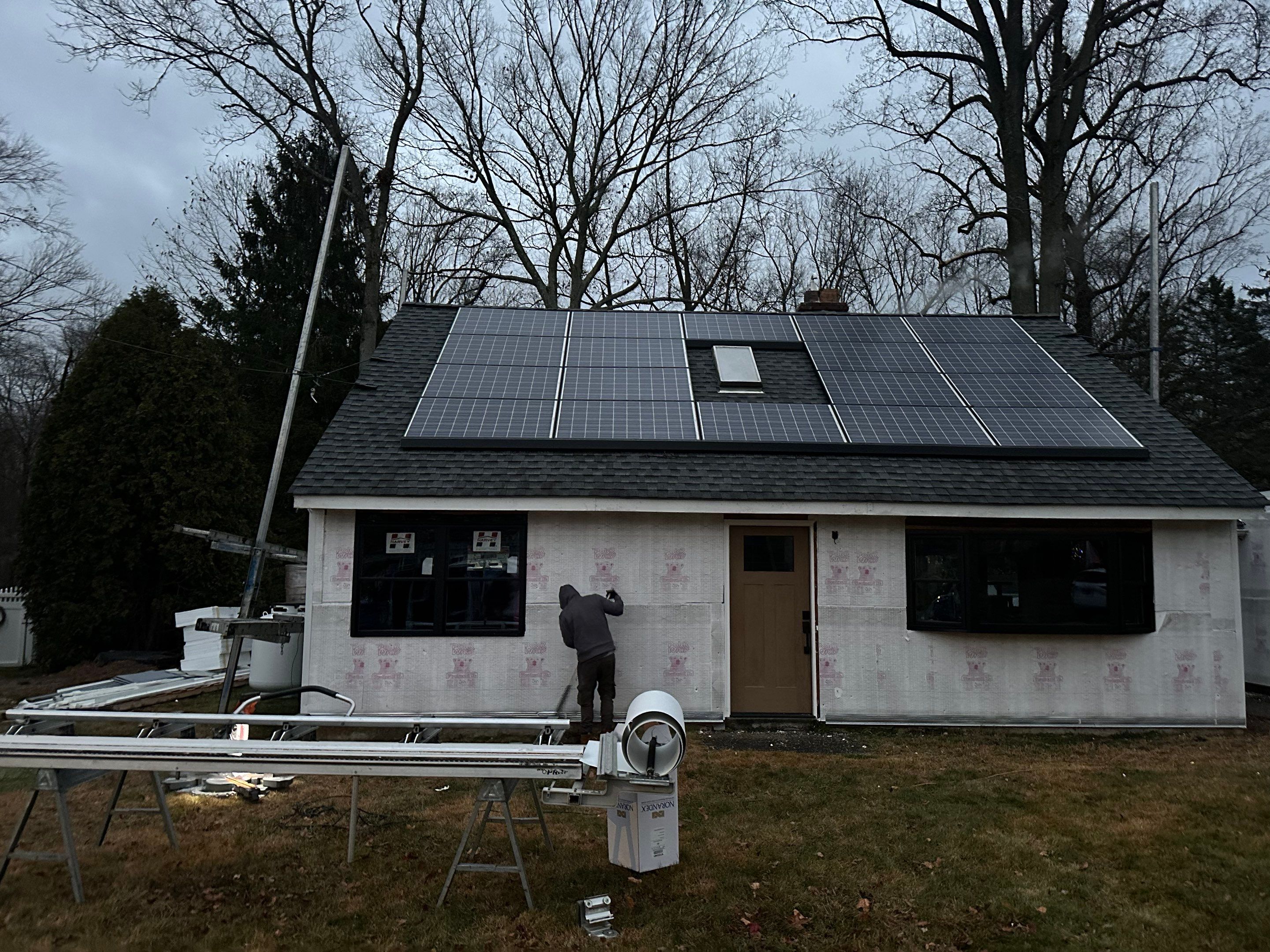 Siding Installation using CertainTeed Certainteed Cedar Impressions - D7 - Seagrass by A Plus Exterior