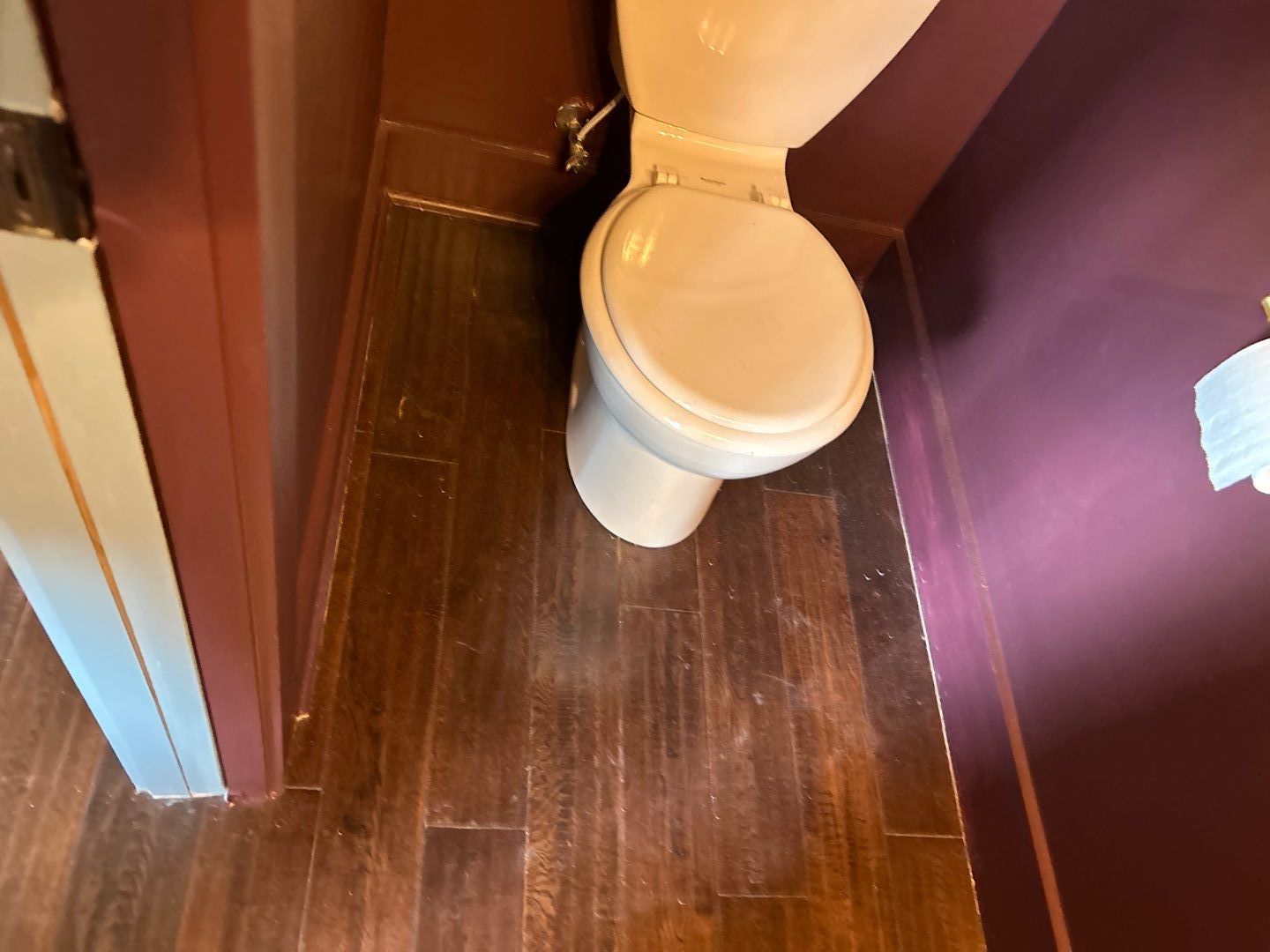 White Oak Hardwood and Checkerboard Tile Installation by Footprints Floors of Nashville
