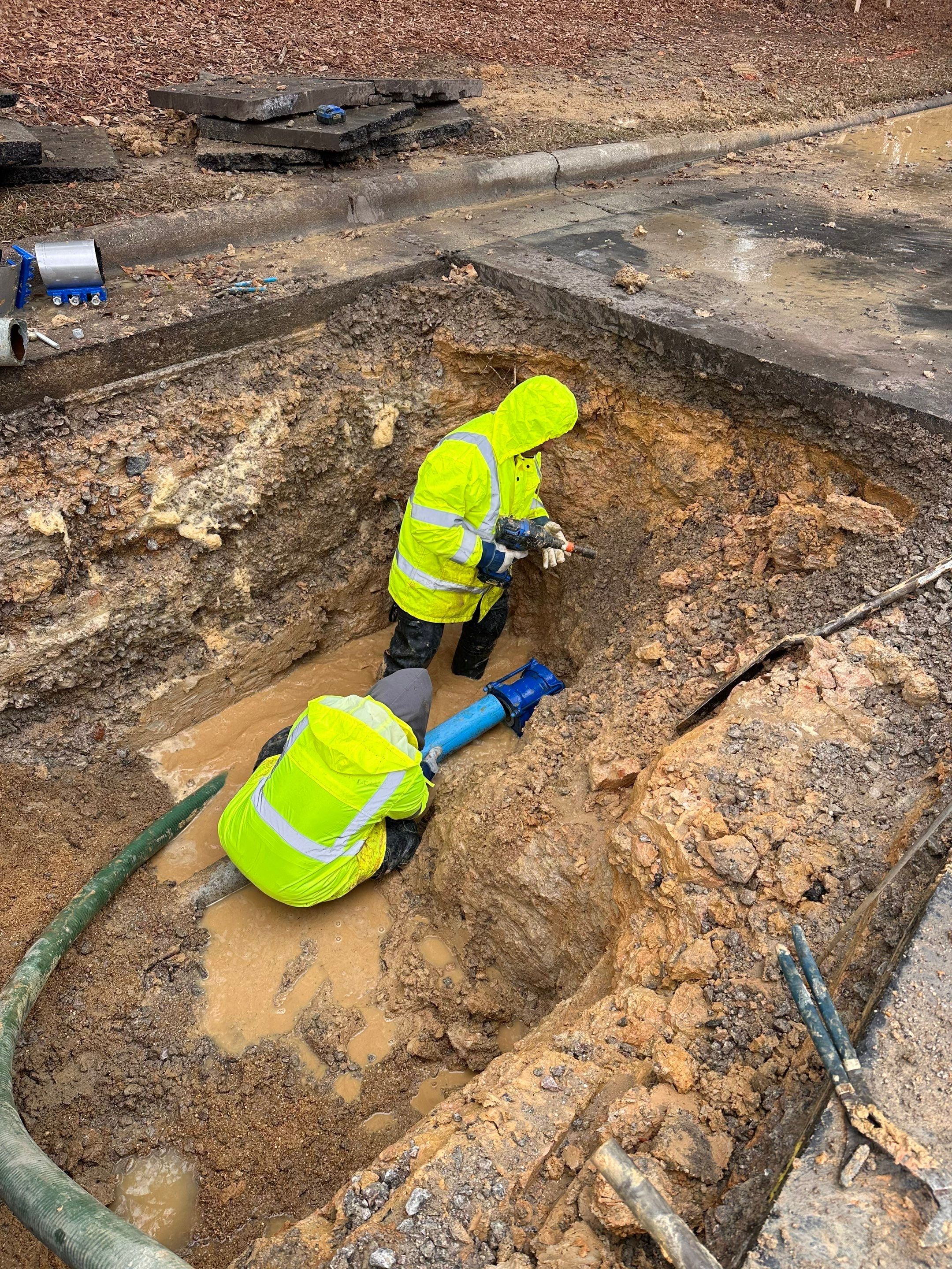 Emergency Private Watermain Repair  by S.W. Contracting & Consulting