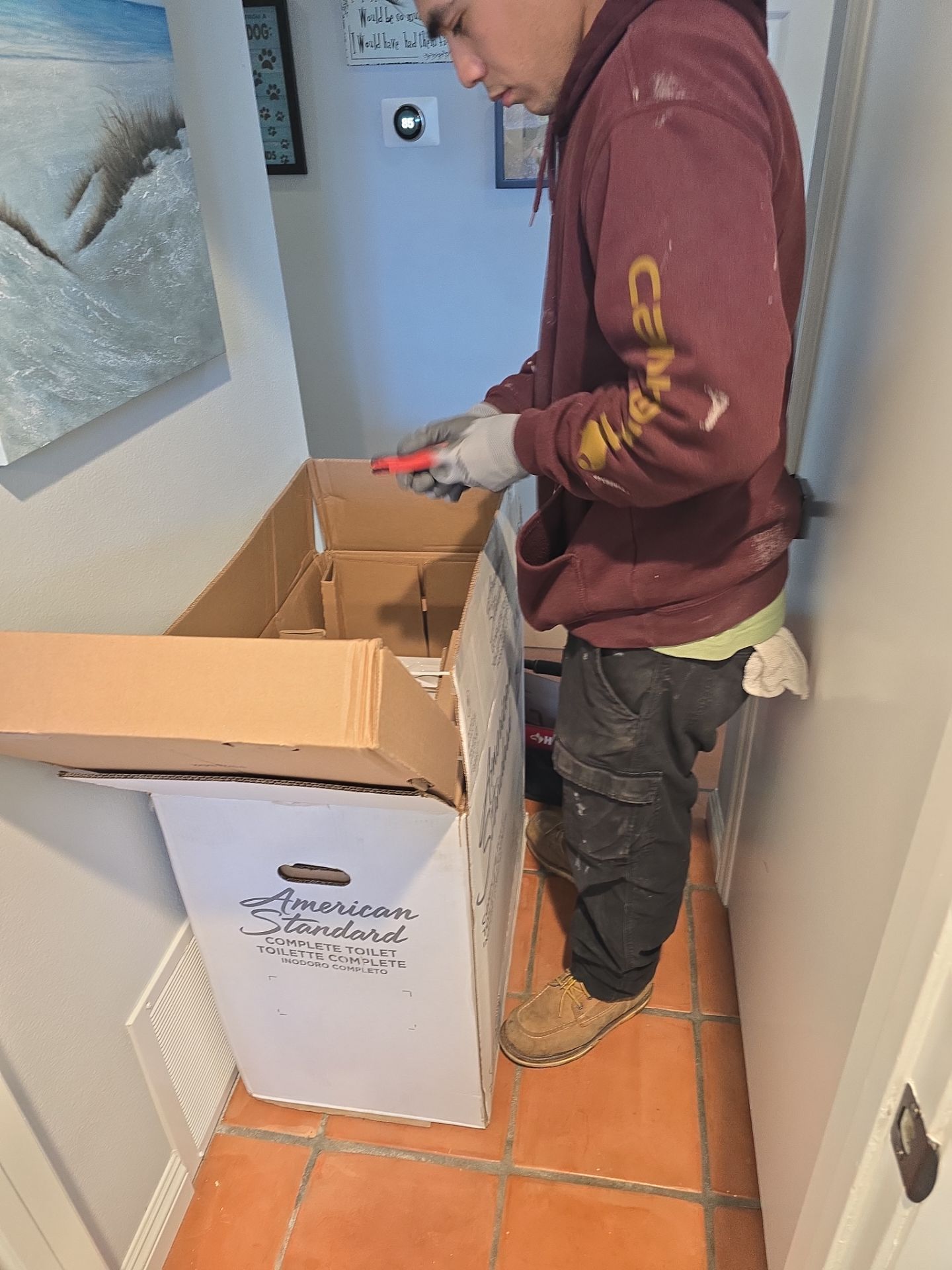 Toilet Installation with New Seal by Us Plumbing 