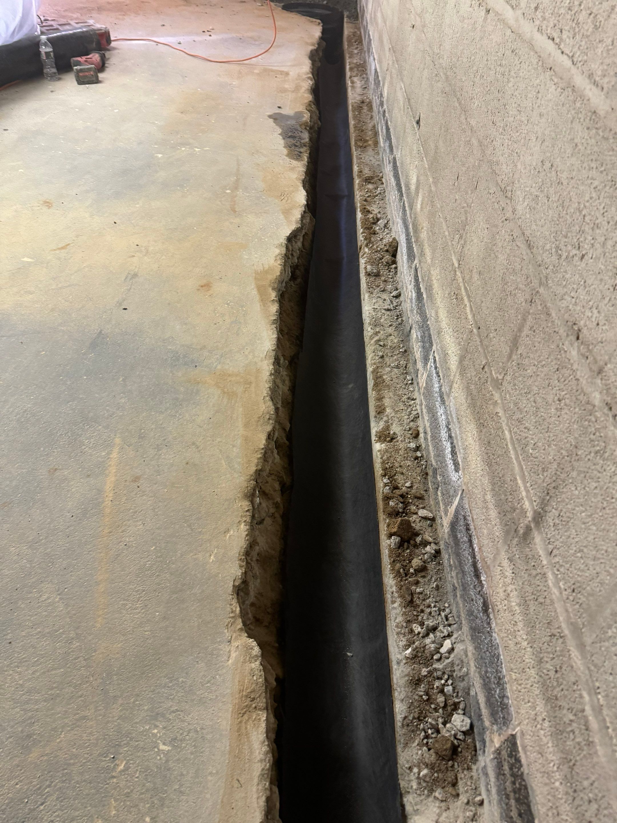 Interior French Drain Washington Township, NJ by Pure Service Pro, LLC 
