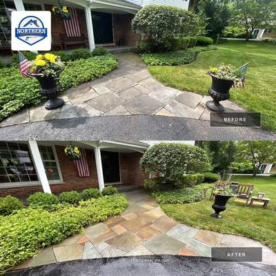 Northfield, IL patio power washing