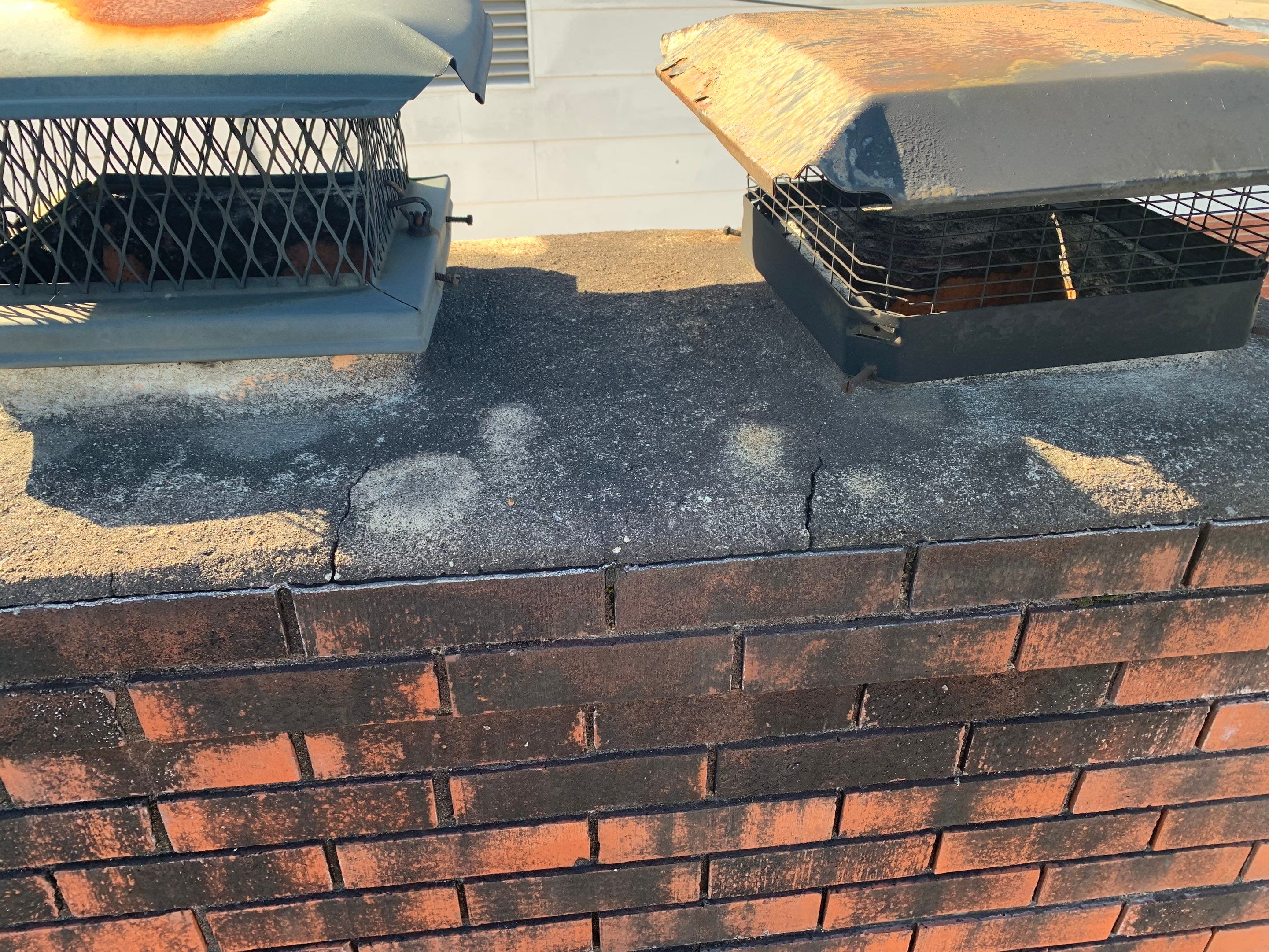 Residential Roofing Repair Chimney Flashing and Cap by Secure Construction Company Inc