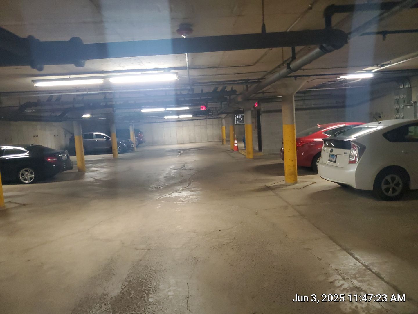 Parking garage cleaning by Northern Power Washing LLC.