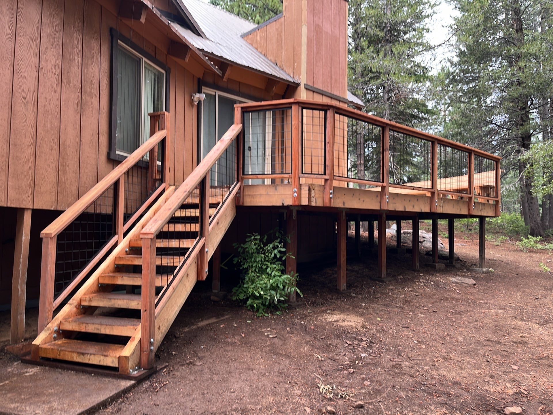 Railing Replacement/Stair Rebuild by The Tahoe Tradesman