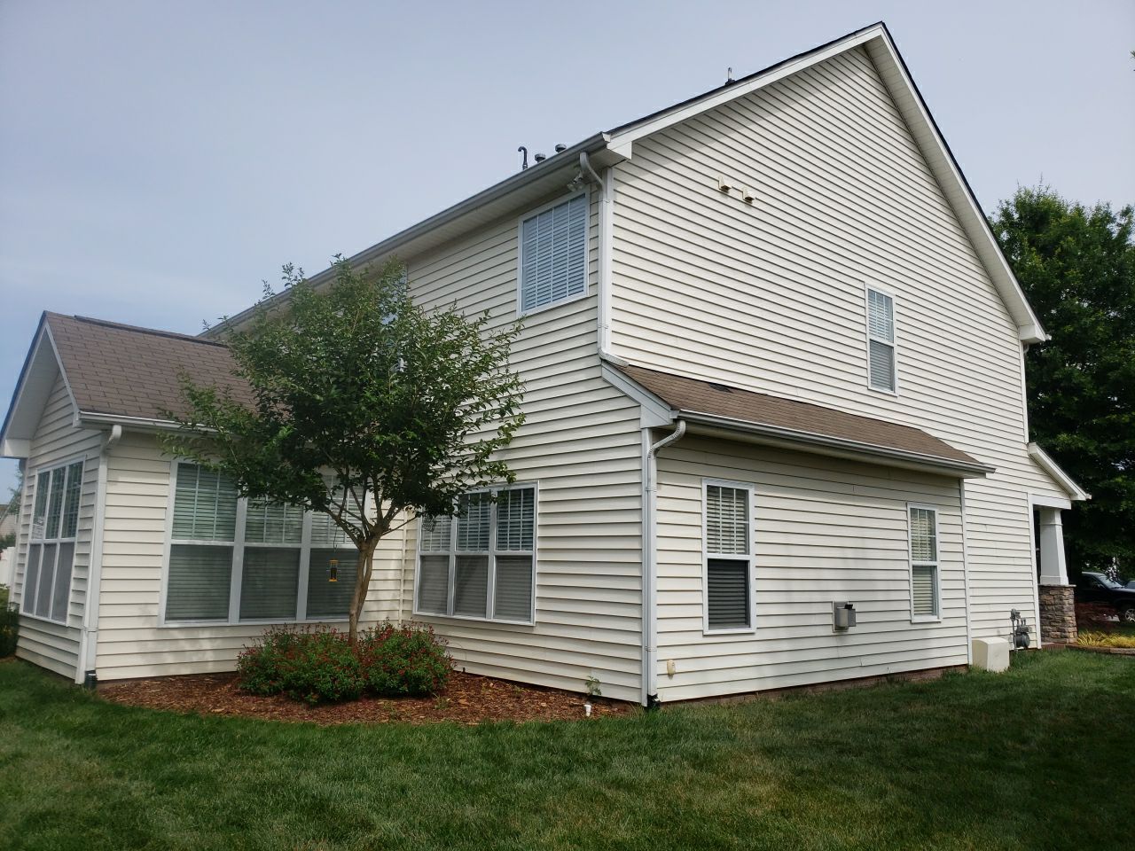 House Wash using cleaner by Power Wash Masters LLC