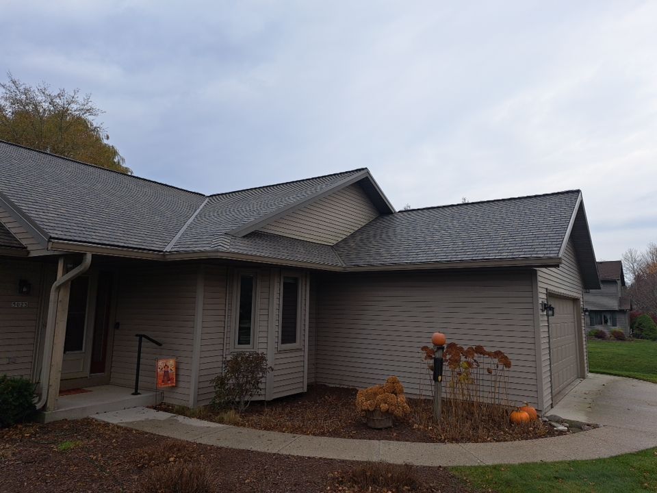 Residential Roof Installation with F-Wave Revia Shingles in Sheboygan, WI by Gellings Roofing and Siding LLC