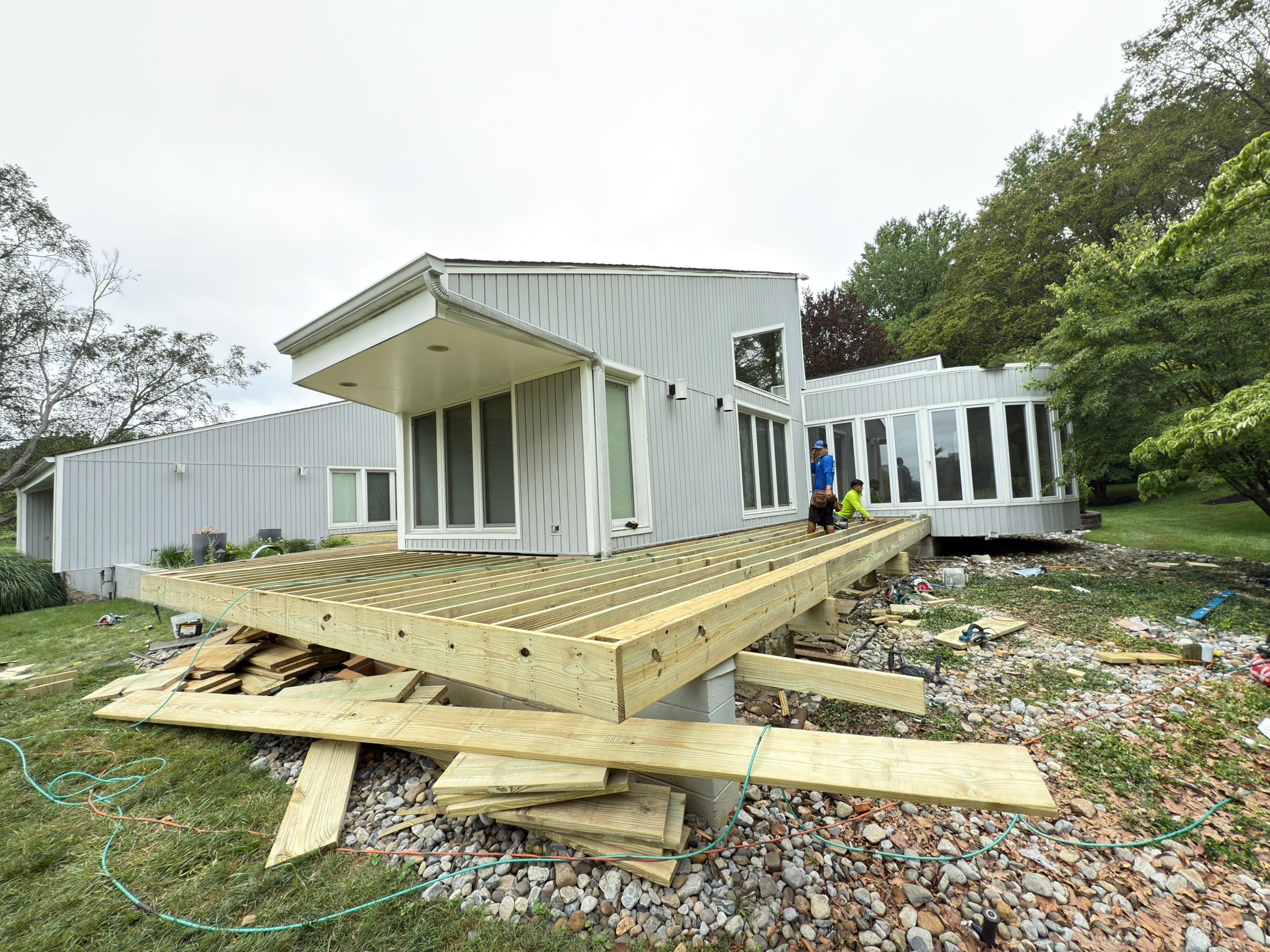 Project in Harding Township by deck guardian