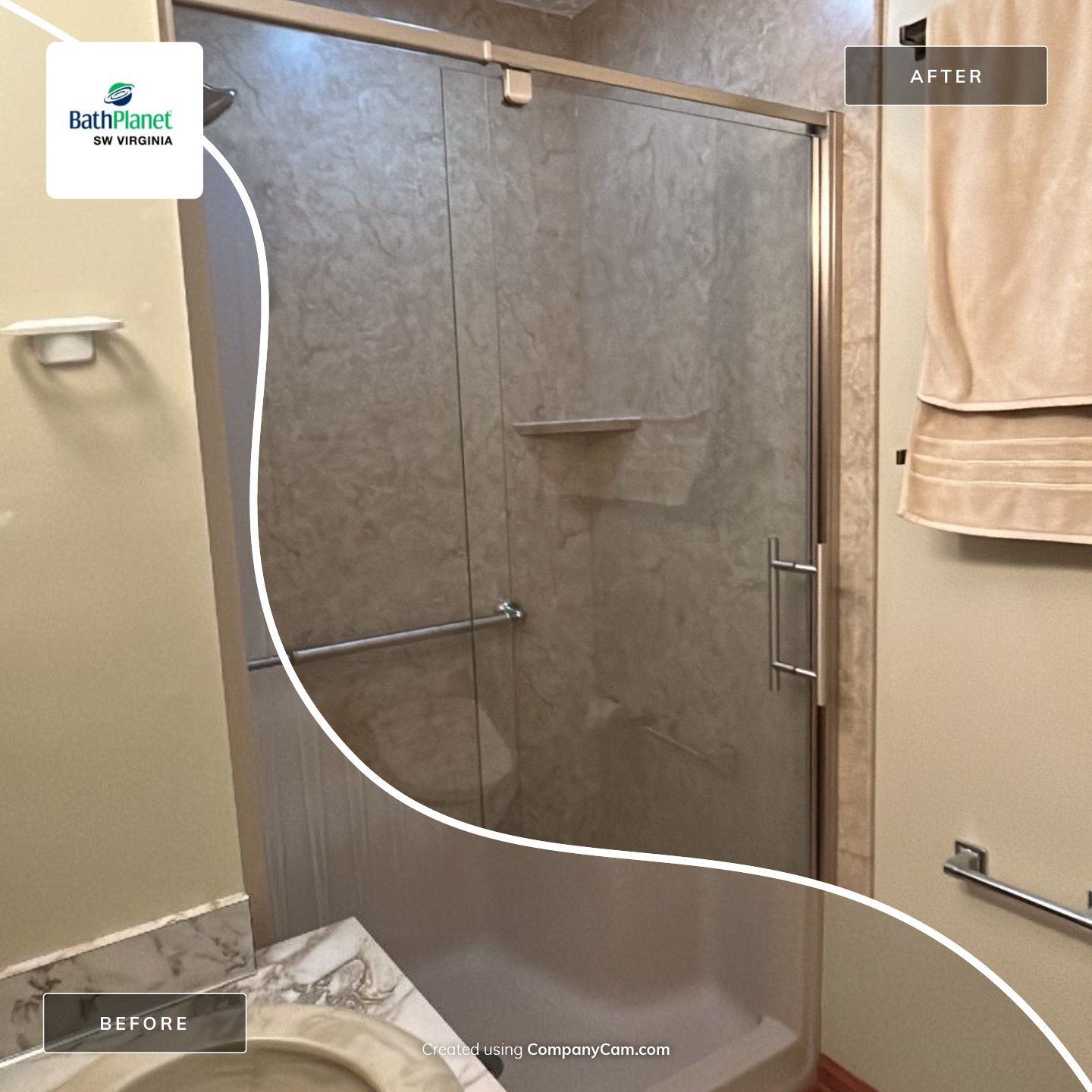 Shower Upgrade by BathPlanet SW Virginia