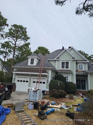 Storm Damage Insurance Claim Roof Replacement in Southport, NC Using CertainTeed