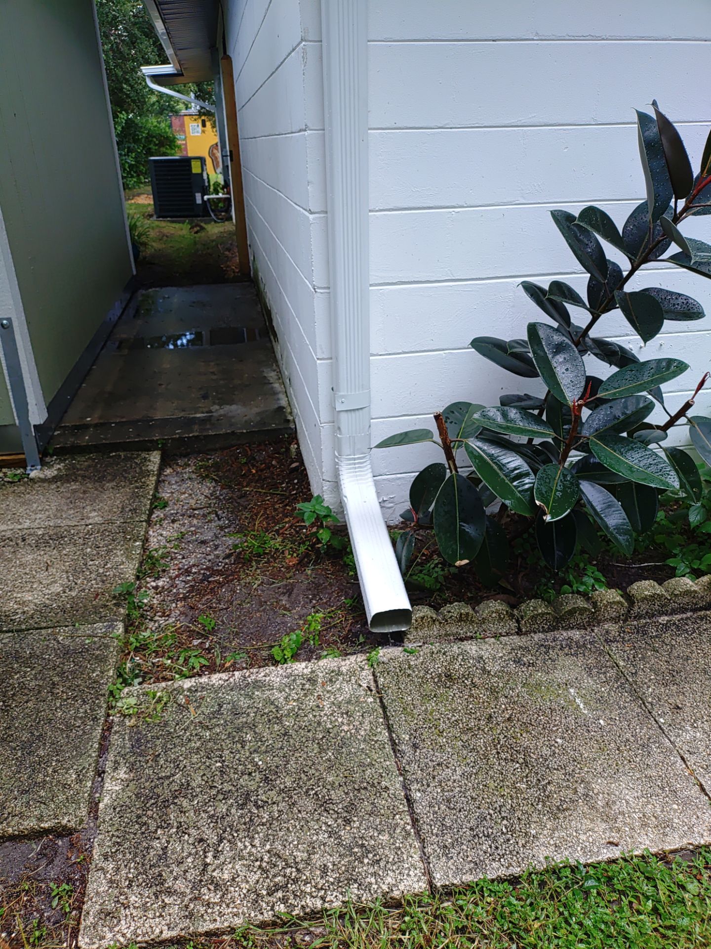 White Seamless Gutters for Coastal Homes in Tampa FL by Gutter Professors