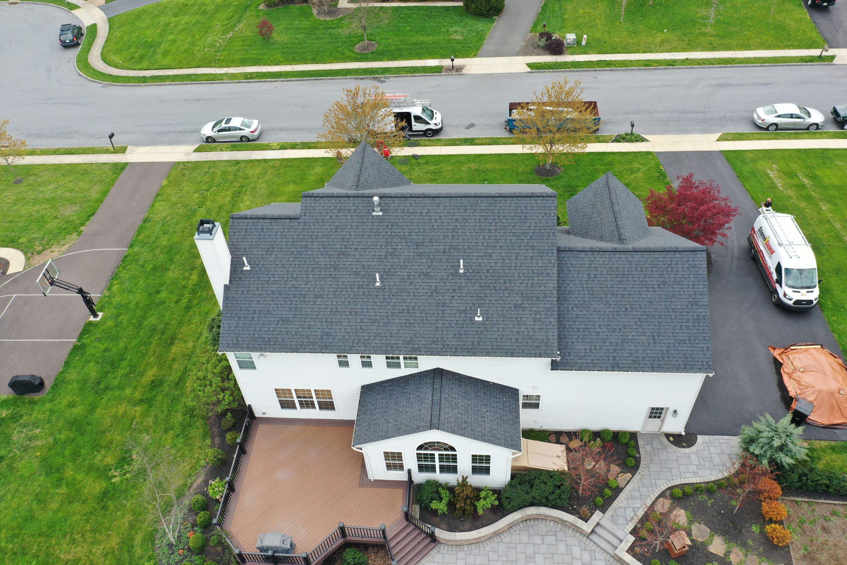 Roofing Installation using CertainTeed Landmark - Moire Black by Storm Guard of Ches-Mont PA