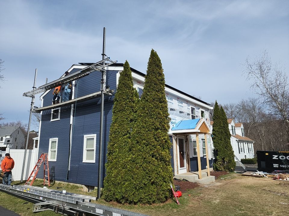 Siding Installation using James Hardie by UBrothers Construction