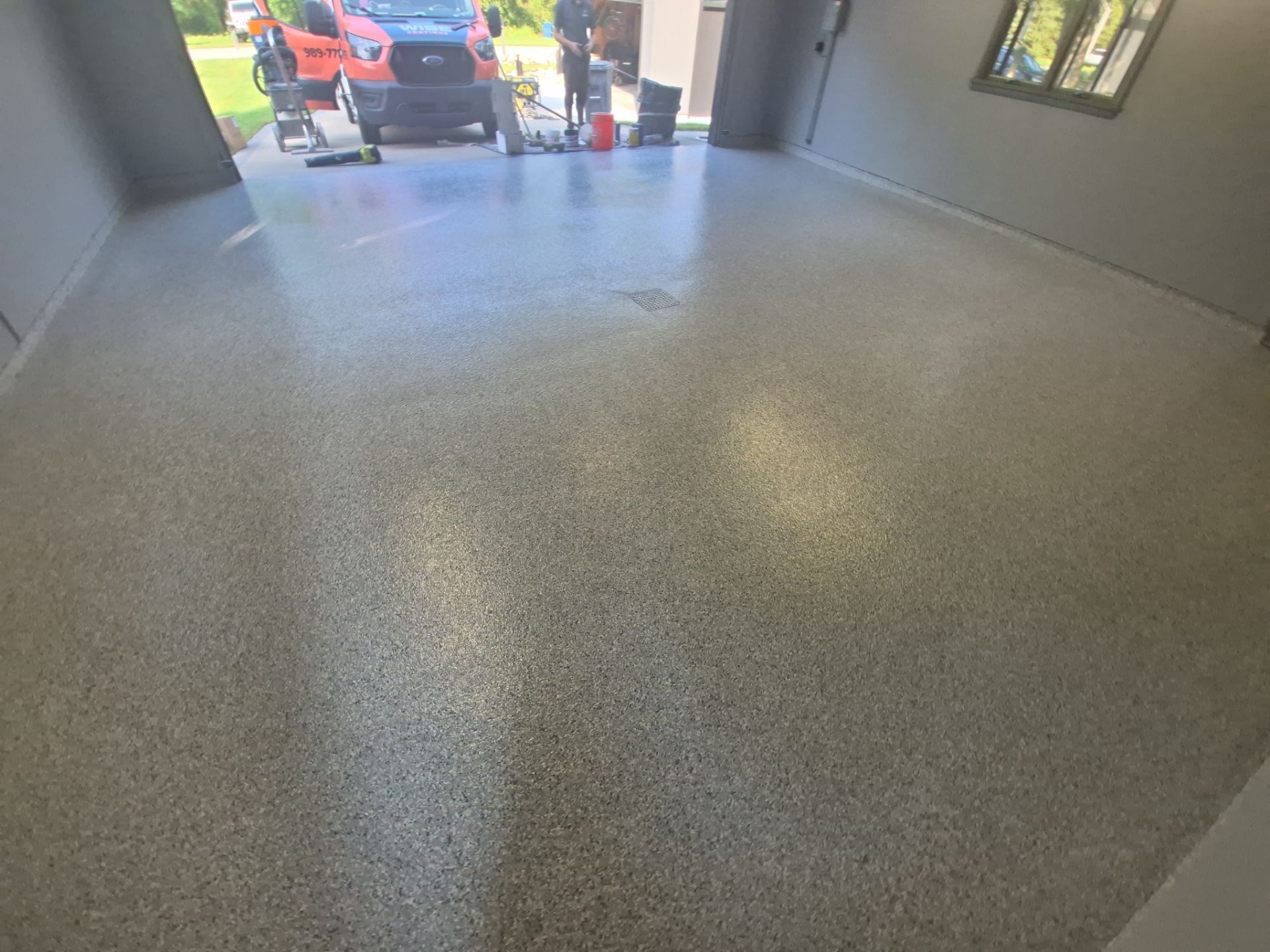 Project in Linwood by Wise Coatings of Central Michigan