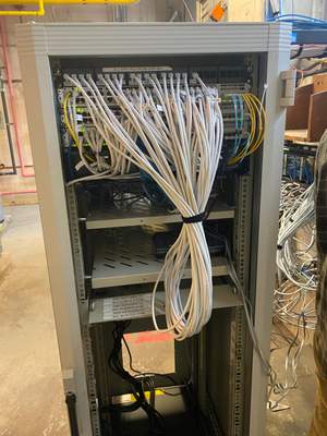 Structured cabling installation by CimaSolutions