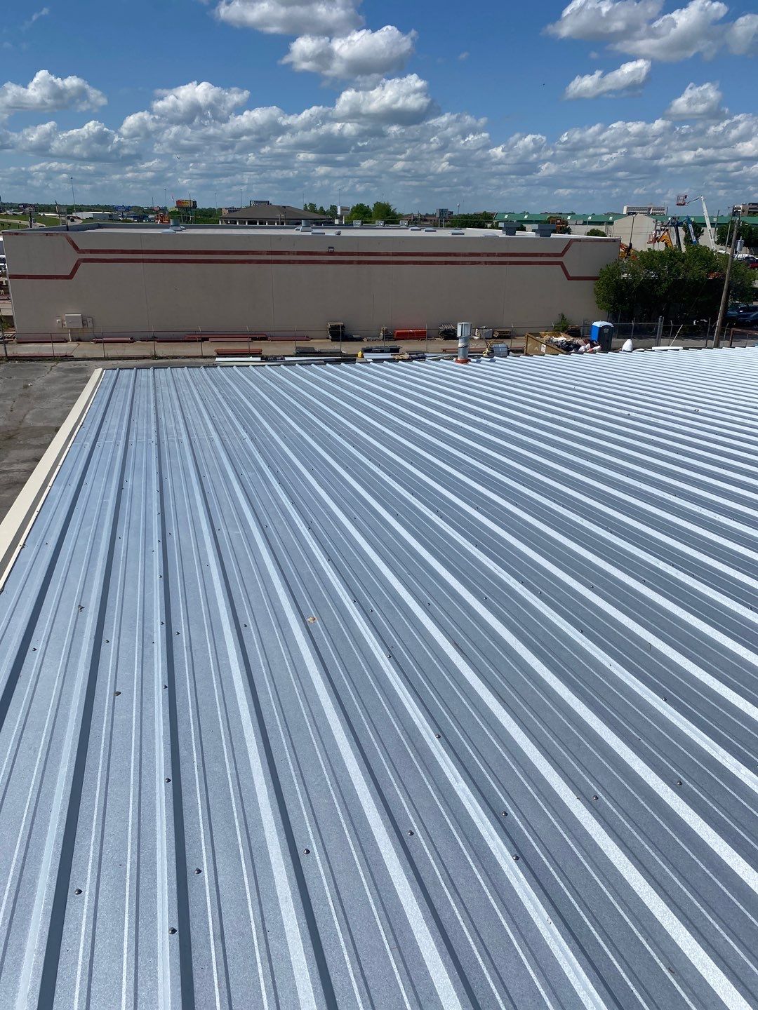 Metal Roof Project in Tulsa by Decor Roofing & Restoration