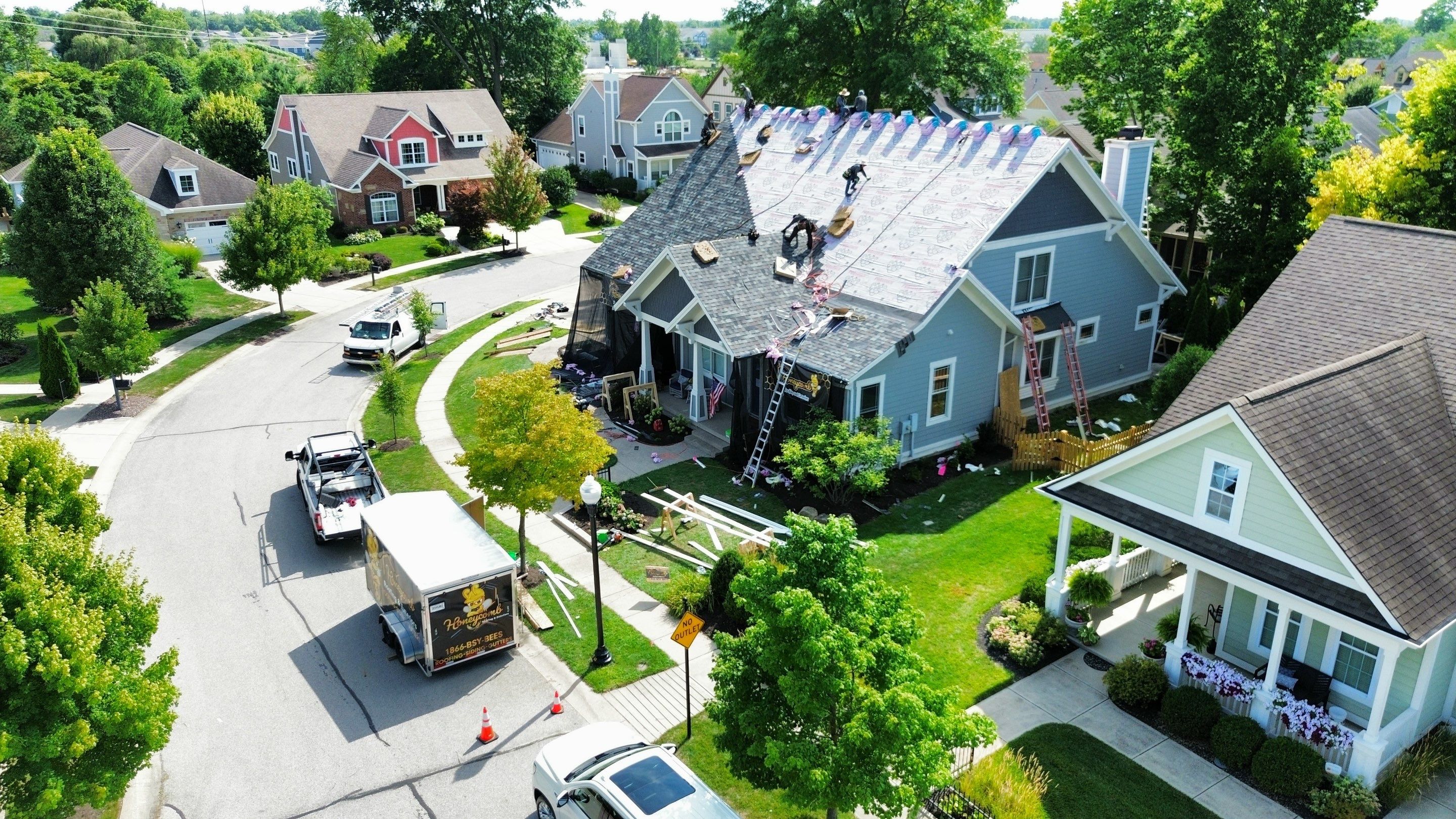 Cole- Project Portfolio  by Honeycomb Roofing and Exteriors