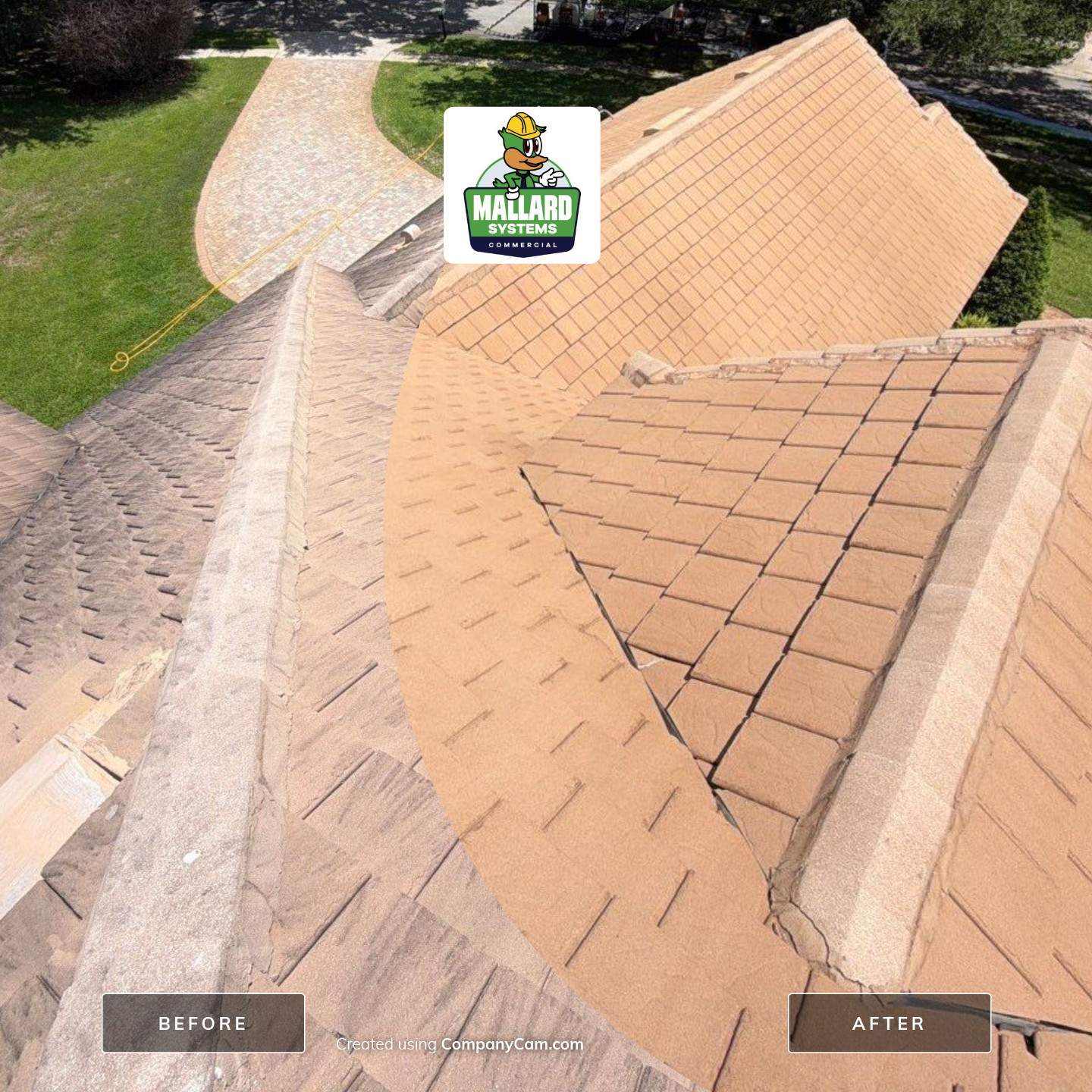 Tile Roof Cleaning in Windermere, Florida by Mallard Systems