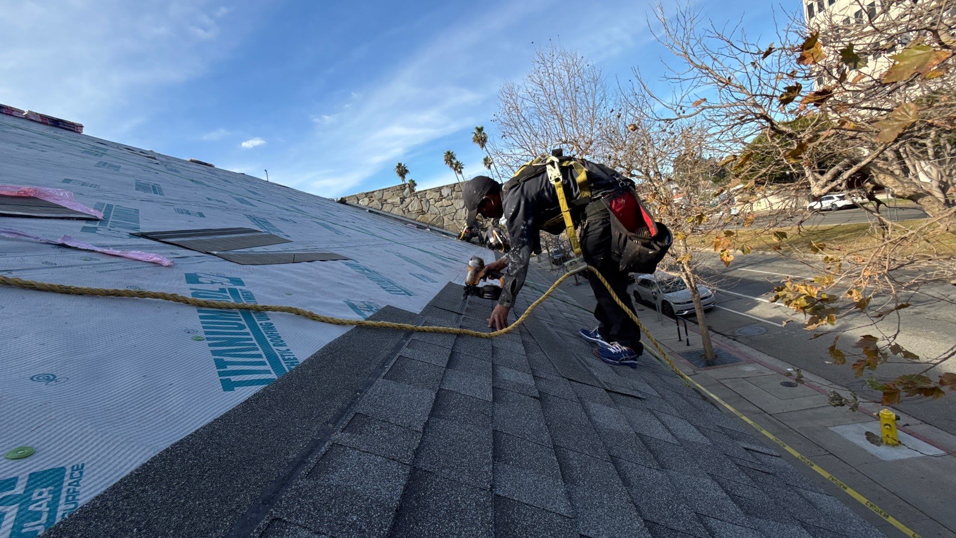 Brentwood Presbyterian Church - New Roof Installation using Owens Corning Duration Cool Shingles by Hull Brothers Roofing