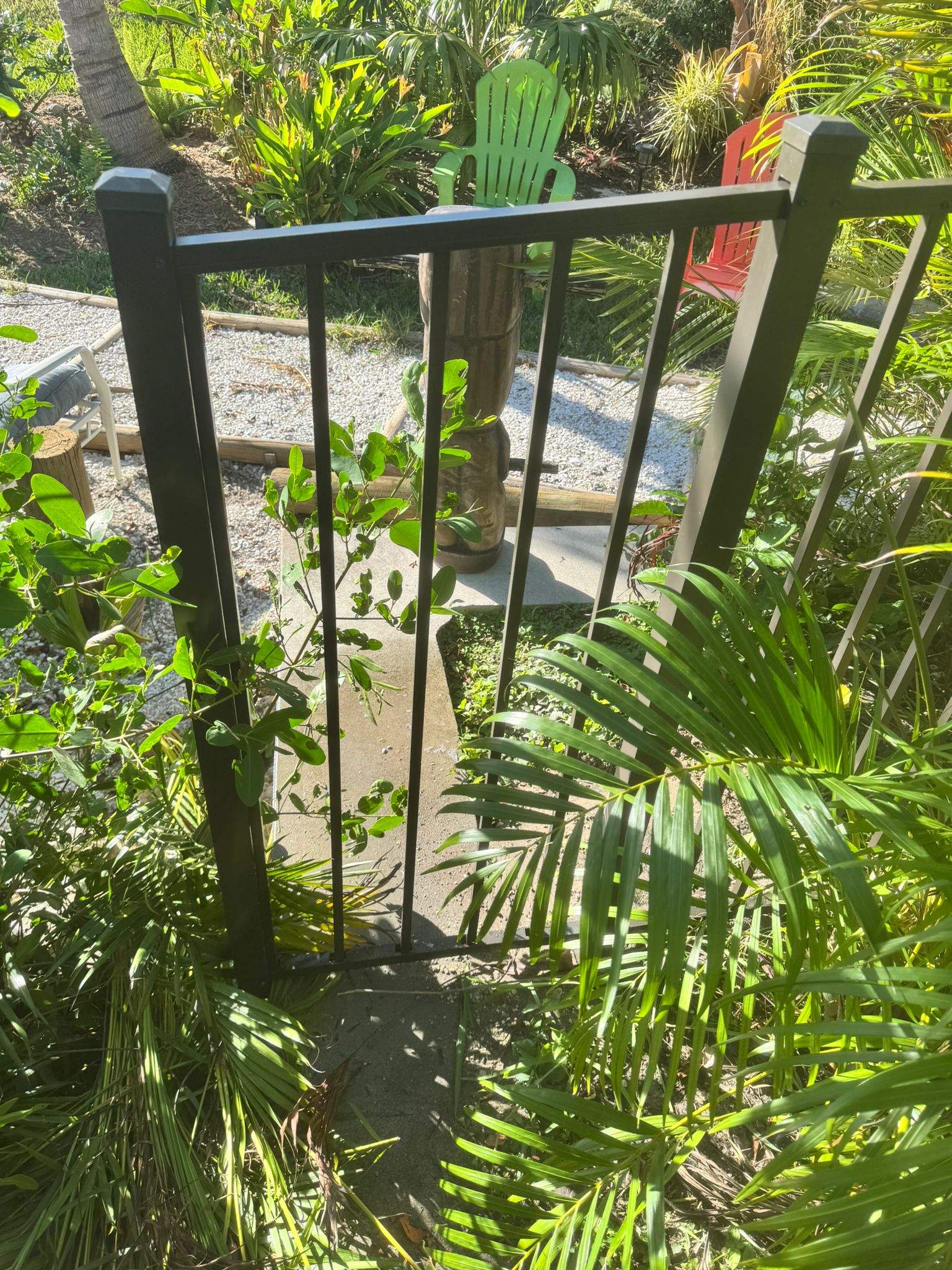 Bronze Aluminum Picket Fence Installation in Port Charlotte by True Fence LLC