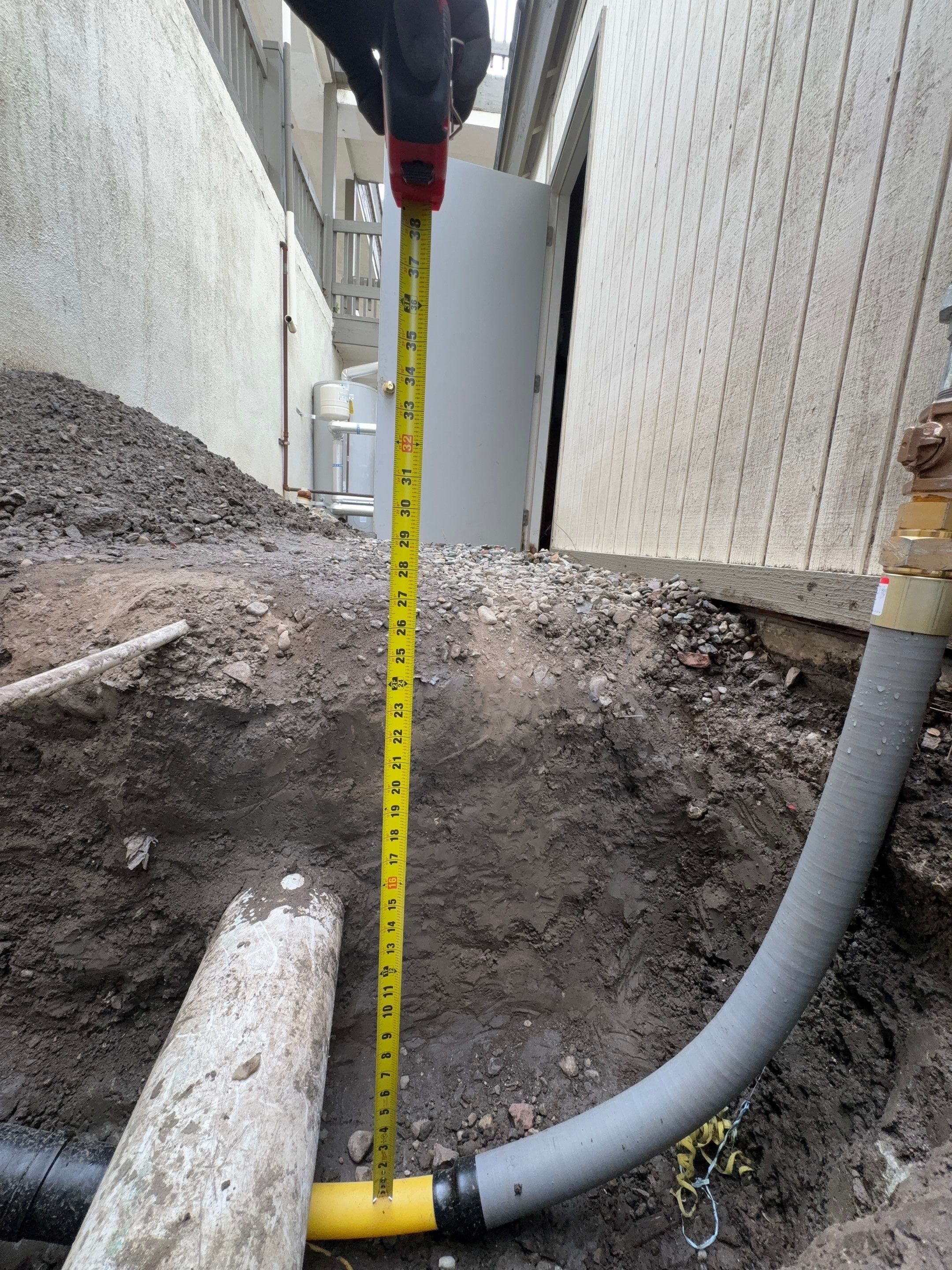 Bad Gas Line installation Leak by Professional Plumbing Inc