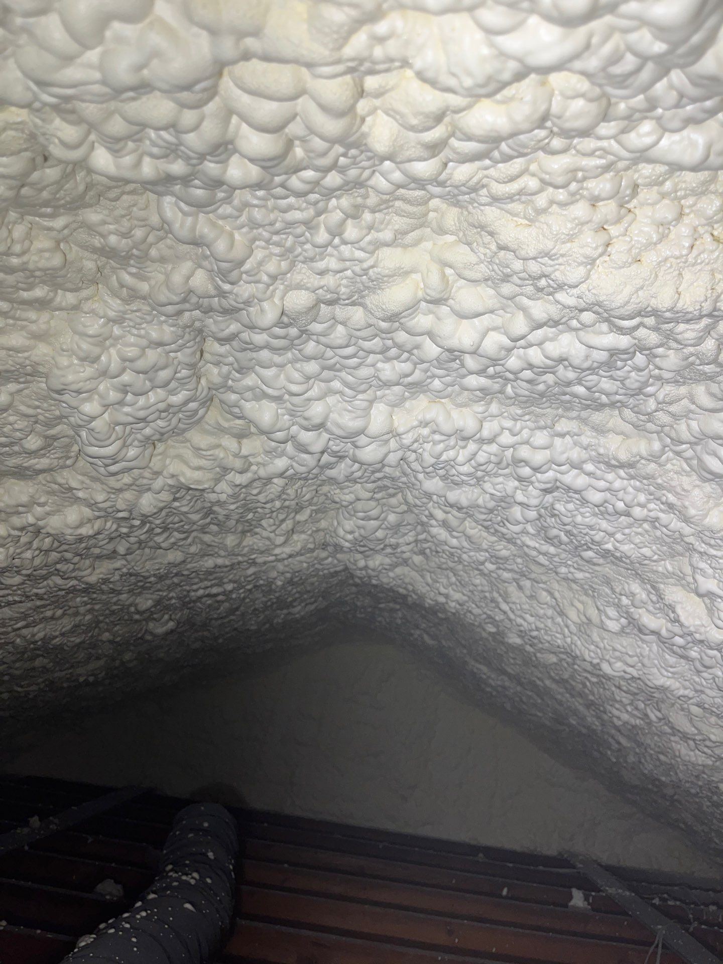 Basement Exterior Walls using Crawl Space Liner by NYS Foam & Energy