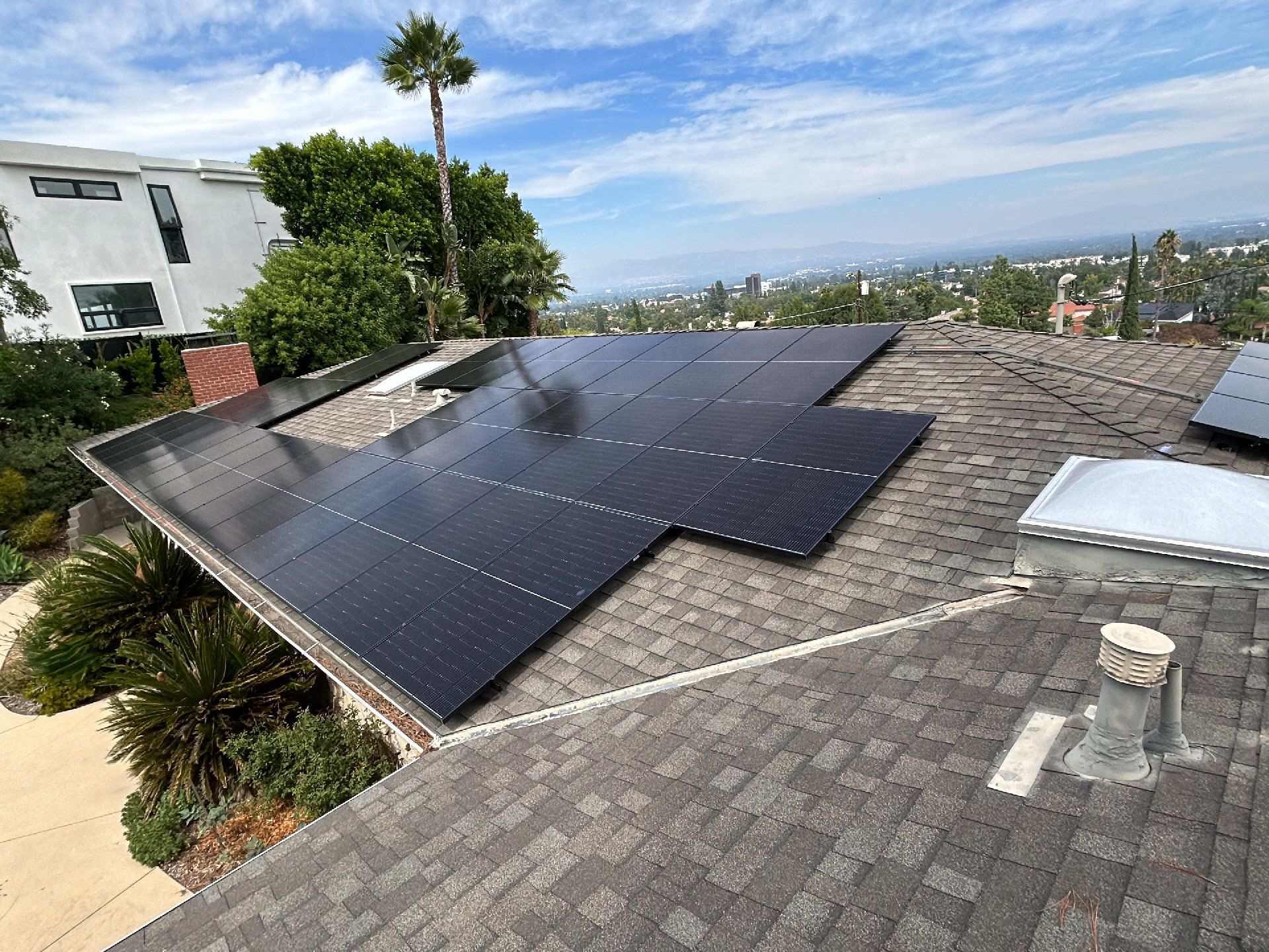 Solar Panel Installation and 200-Amp Electrical Service Upgrade in Los Angeles by AWS Solar
