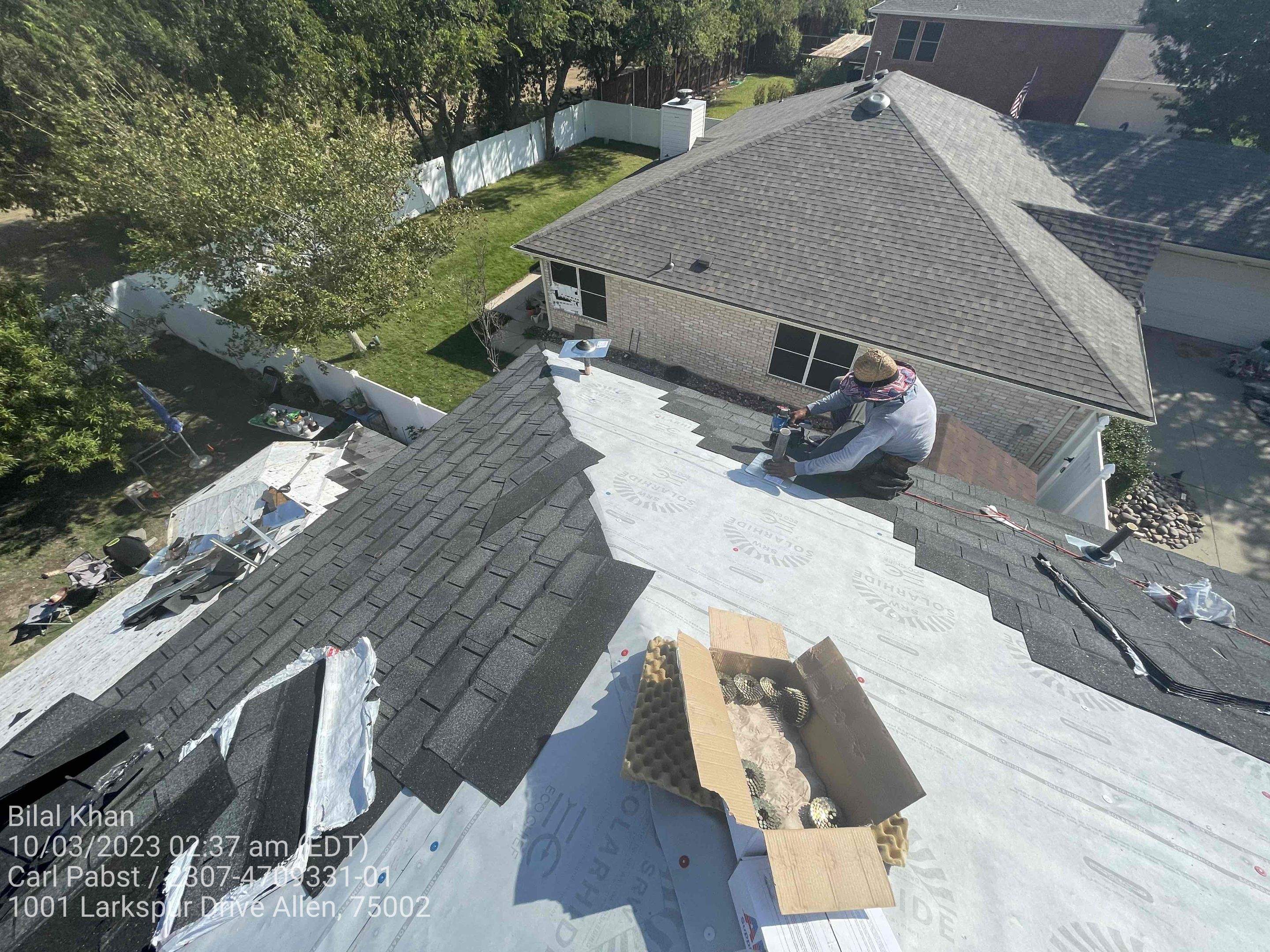 Project in Allen by Zeus Exteriors