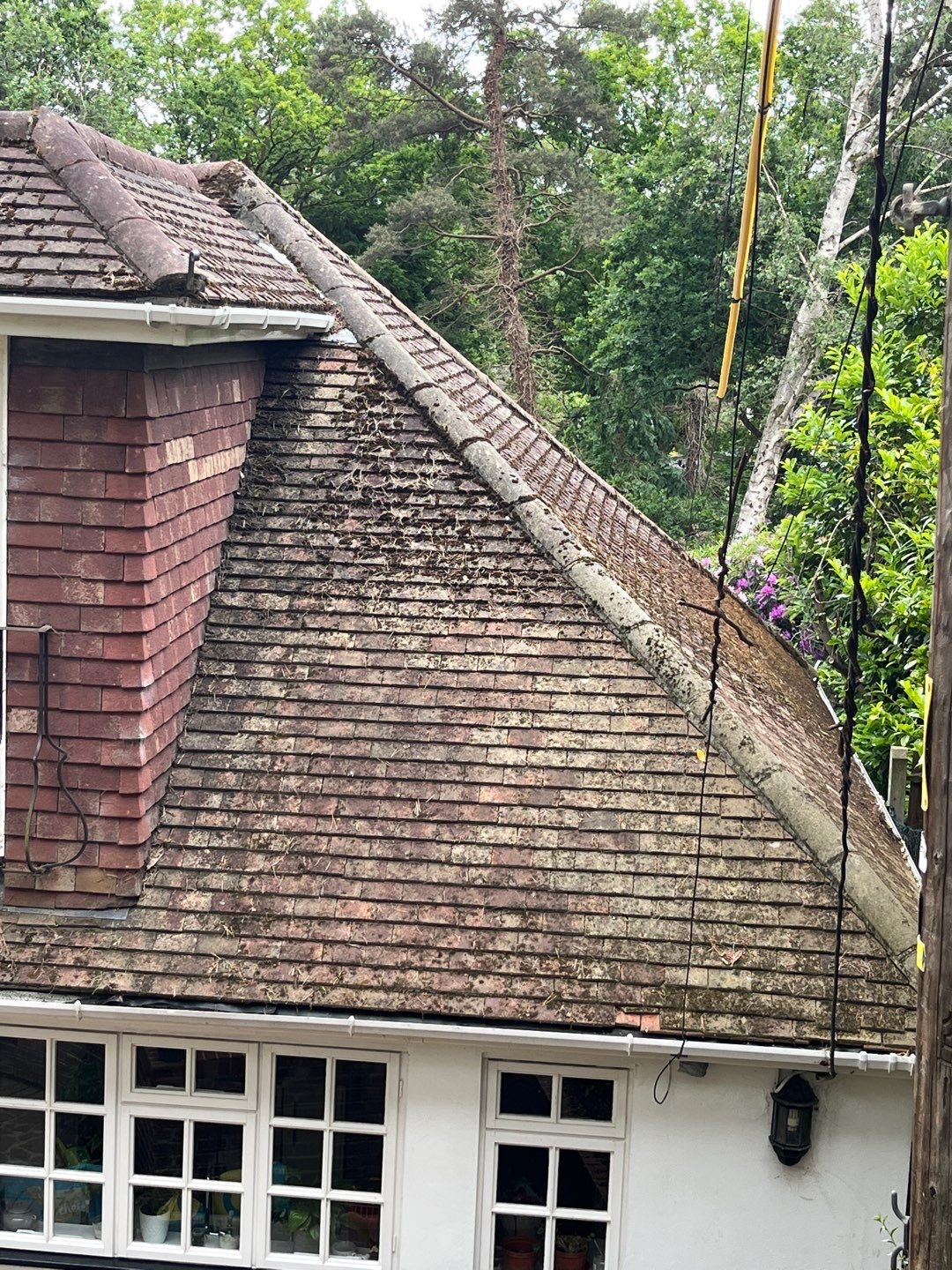 Roof Clean  - Moss Removal - Gutter Clean using Honda 15lpm Low Pressure Washing Machine by Ges Exterior Cleaning ltd