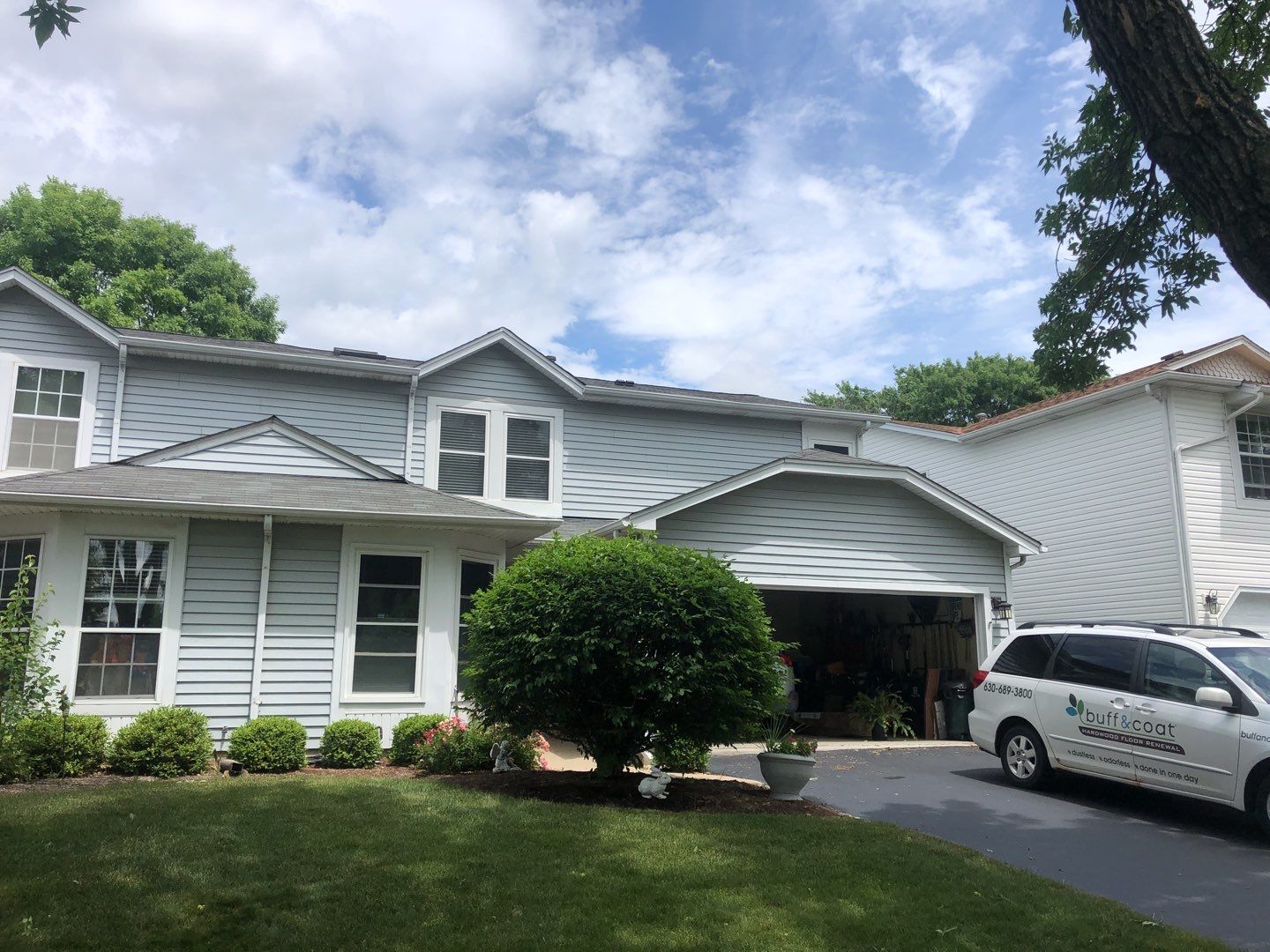 Multi-family unit roof replacement. using GAF Timberline HDZ by Pro Home Services Inc
