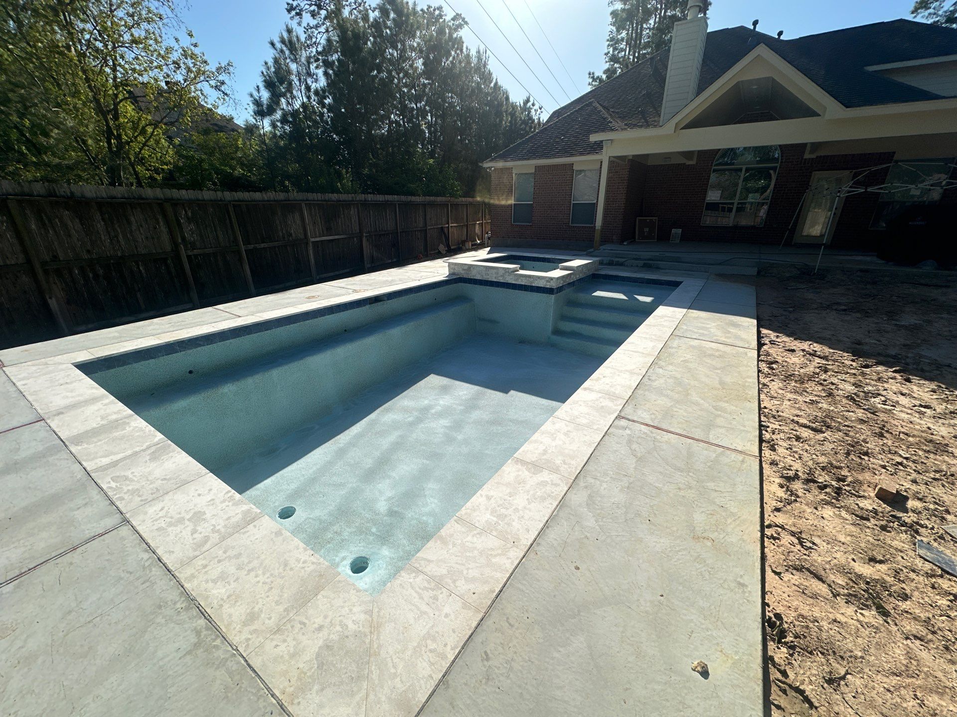 Pool, Patio Cover and Summer Kitchen in Creekside by SophAlx LLC