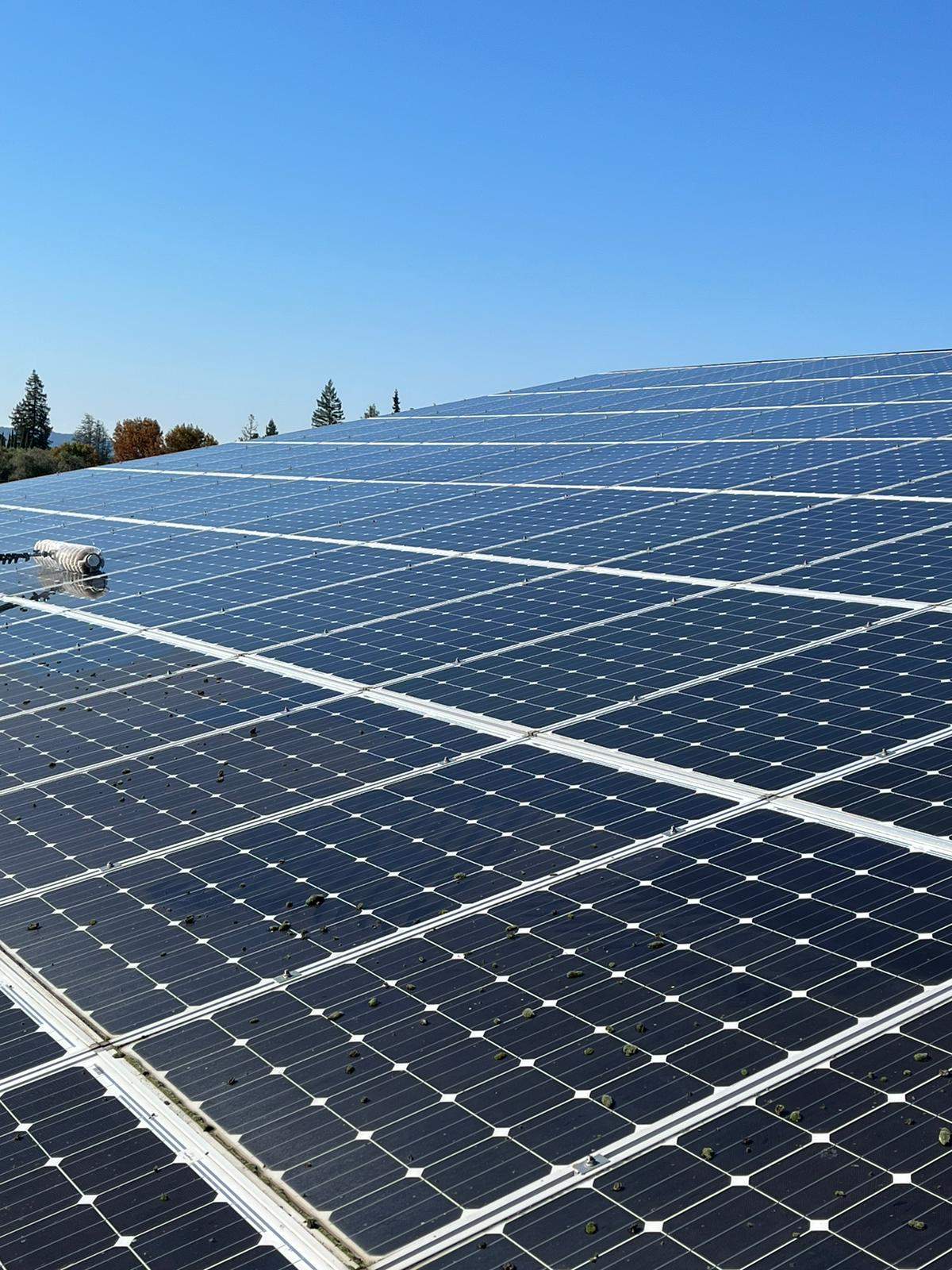 Los Alots Commercial Solar Panel Cleaning by All One Solar Shine