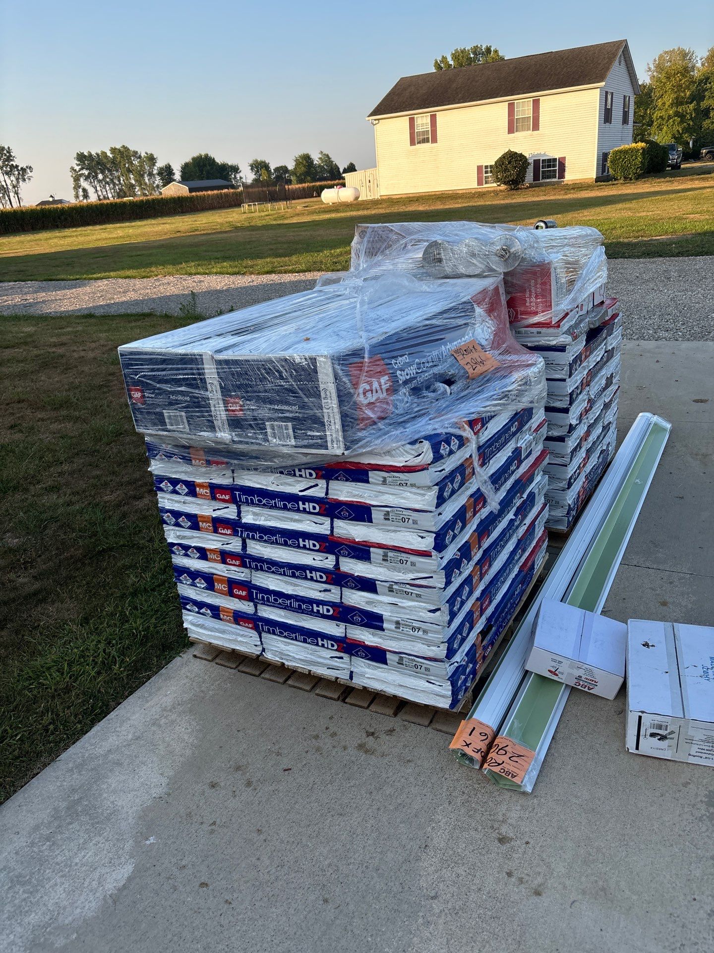 Residential Roofing Installation using Timberline HDZ Shingles - Hickory by RoofX 