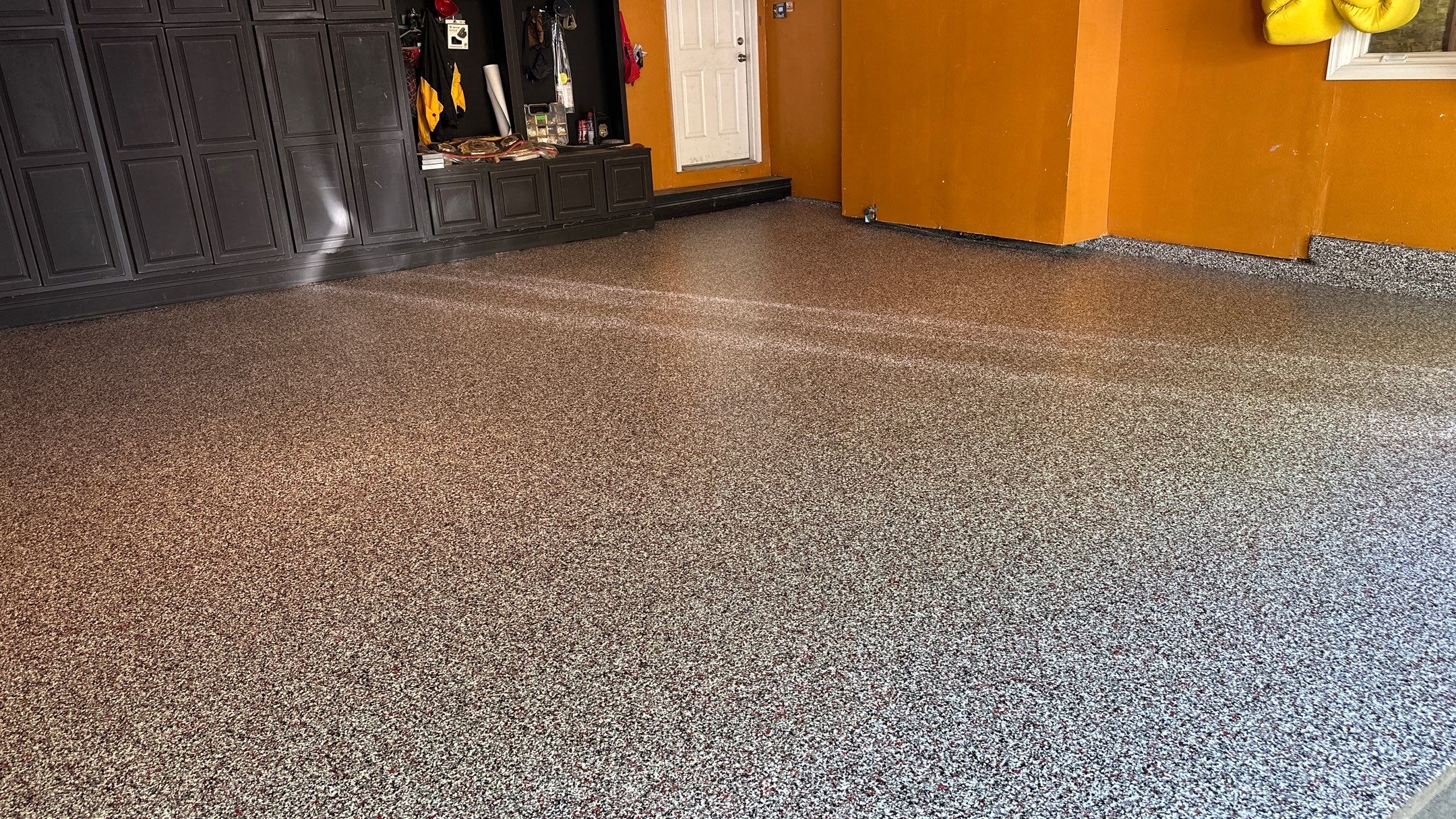 John Chose A Beautiful Banner Red Floor by Banner Garage