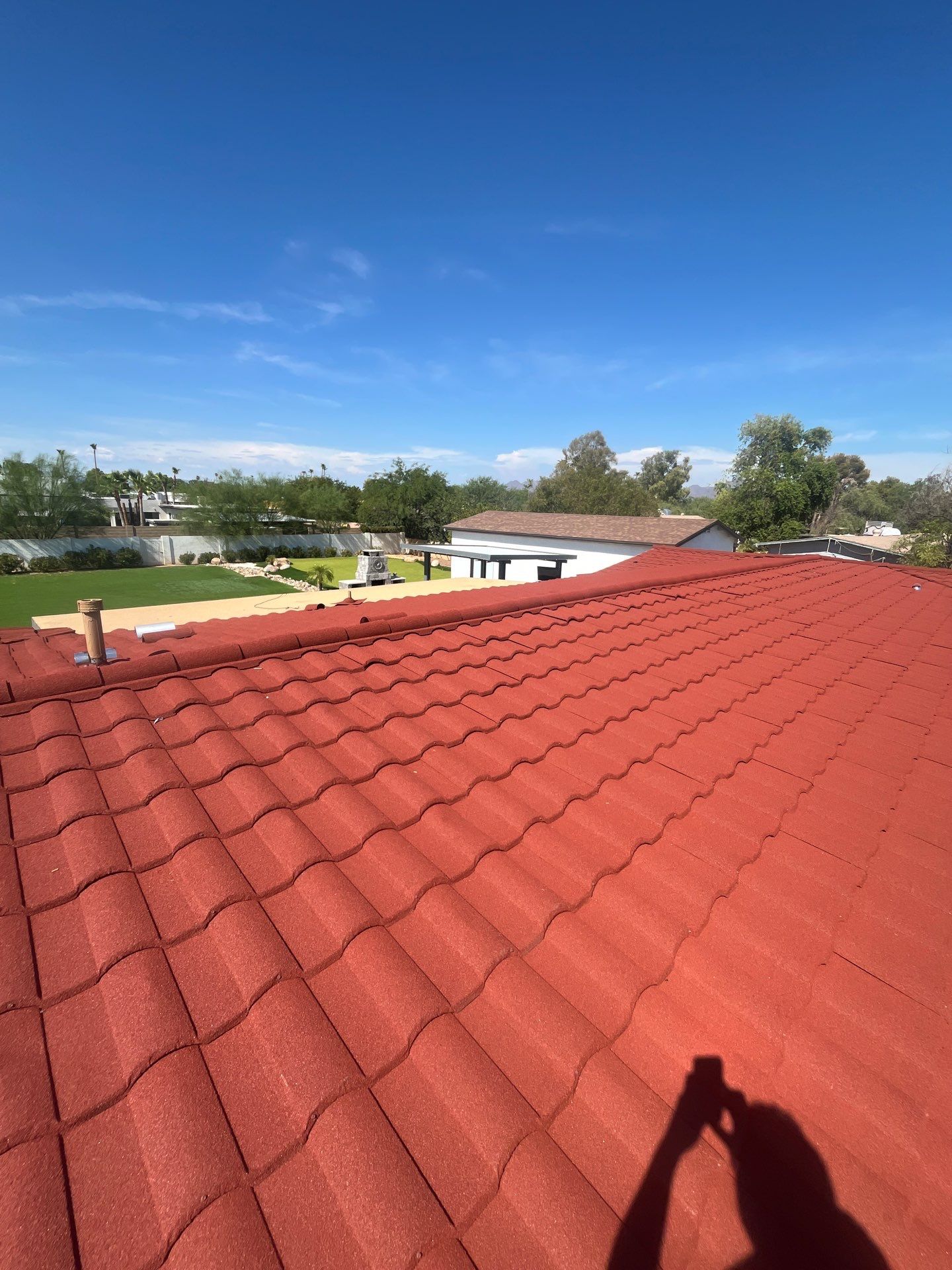 Terracotta Stone Coated Steel by Reimagine Roofing