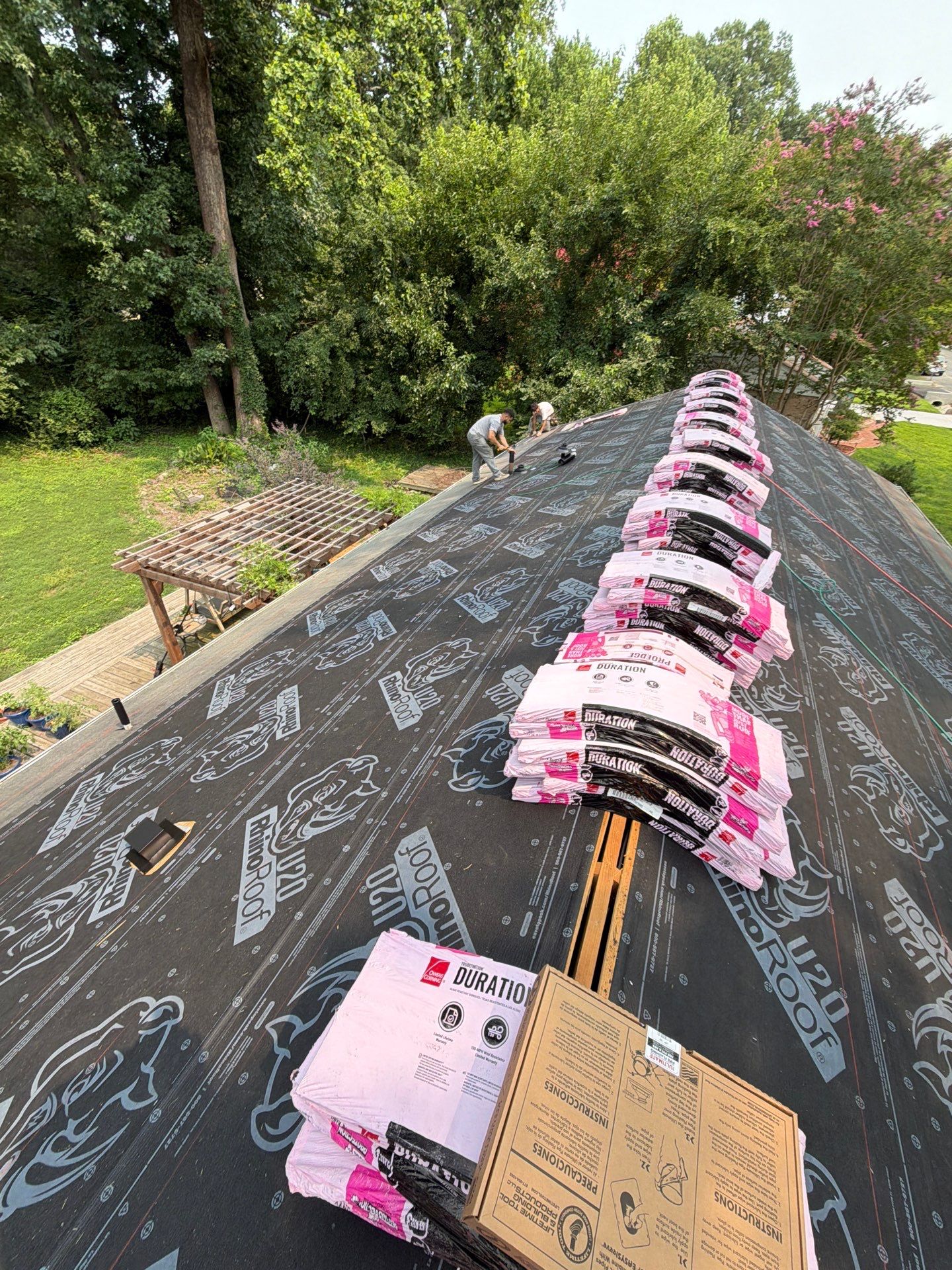 Asphalt Shingle Roof Replacement and Gutter Installation in Richmond by Cade Construction