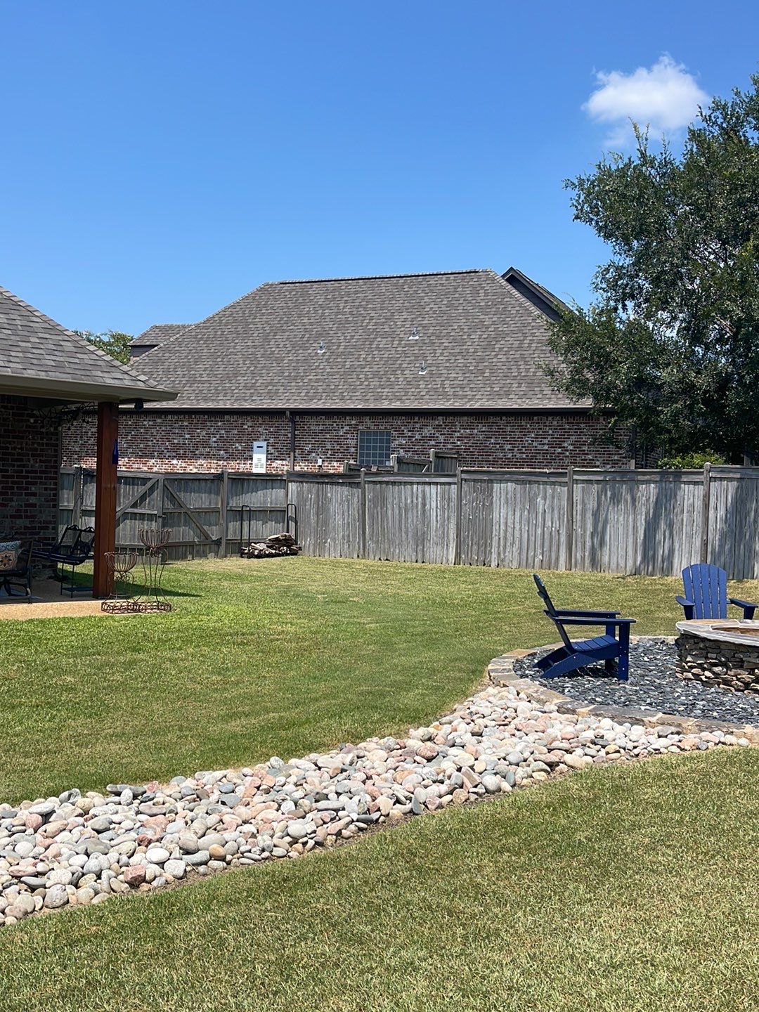 6ft Cedar Good Neighbor Fence by Roberson Construction LLC