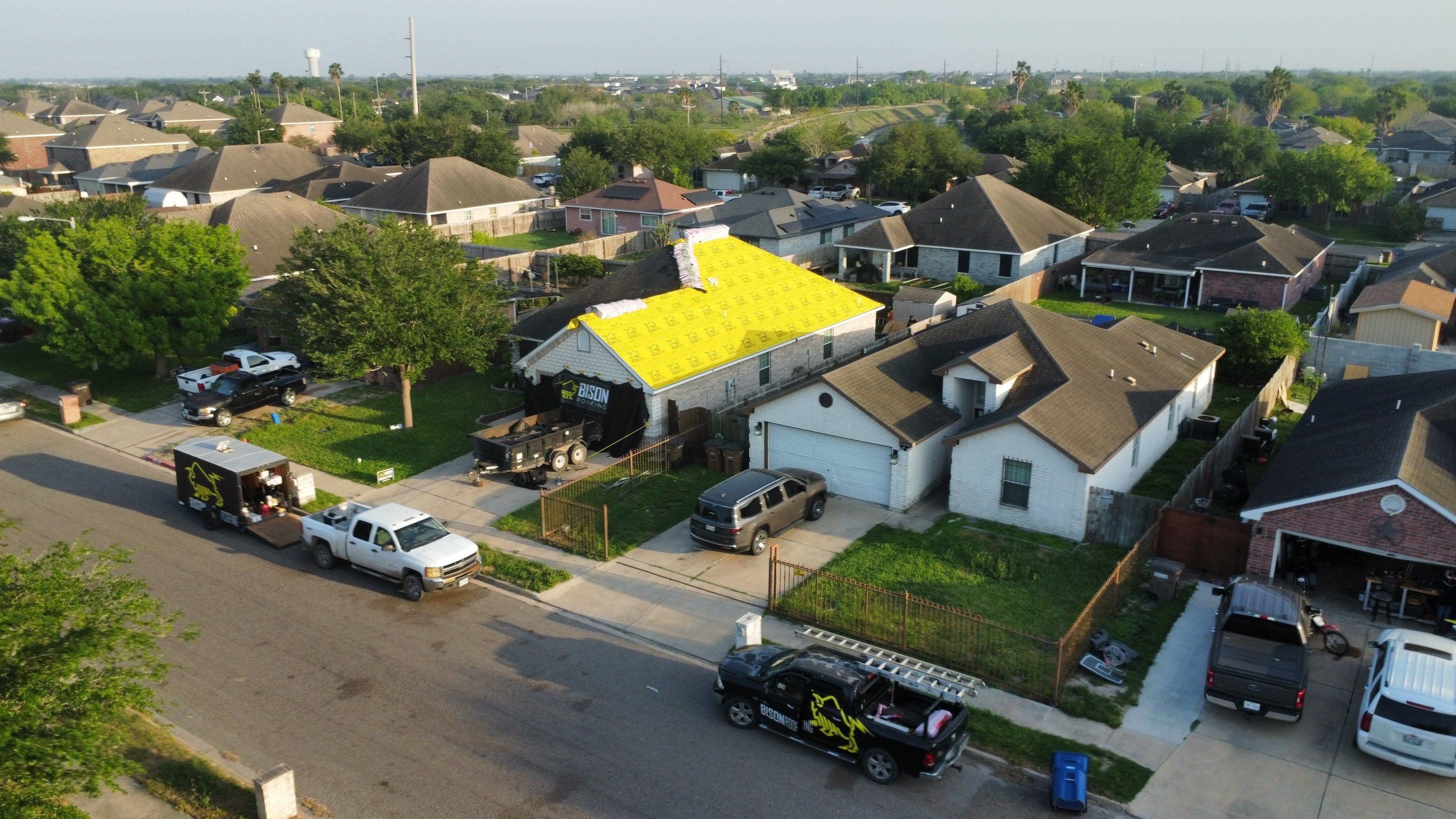 Shingle Roof Replacement Project  by Bison Roofing  