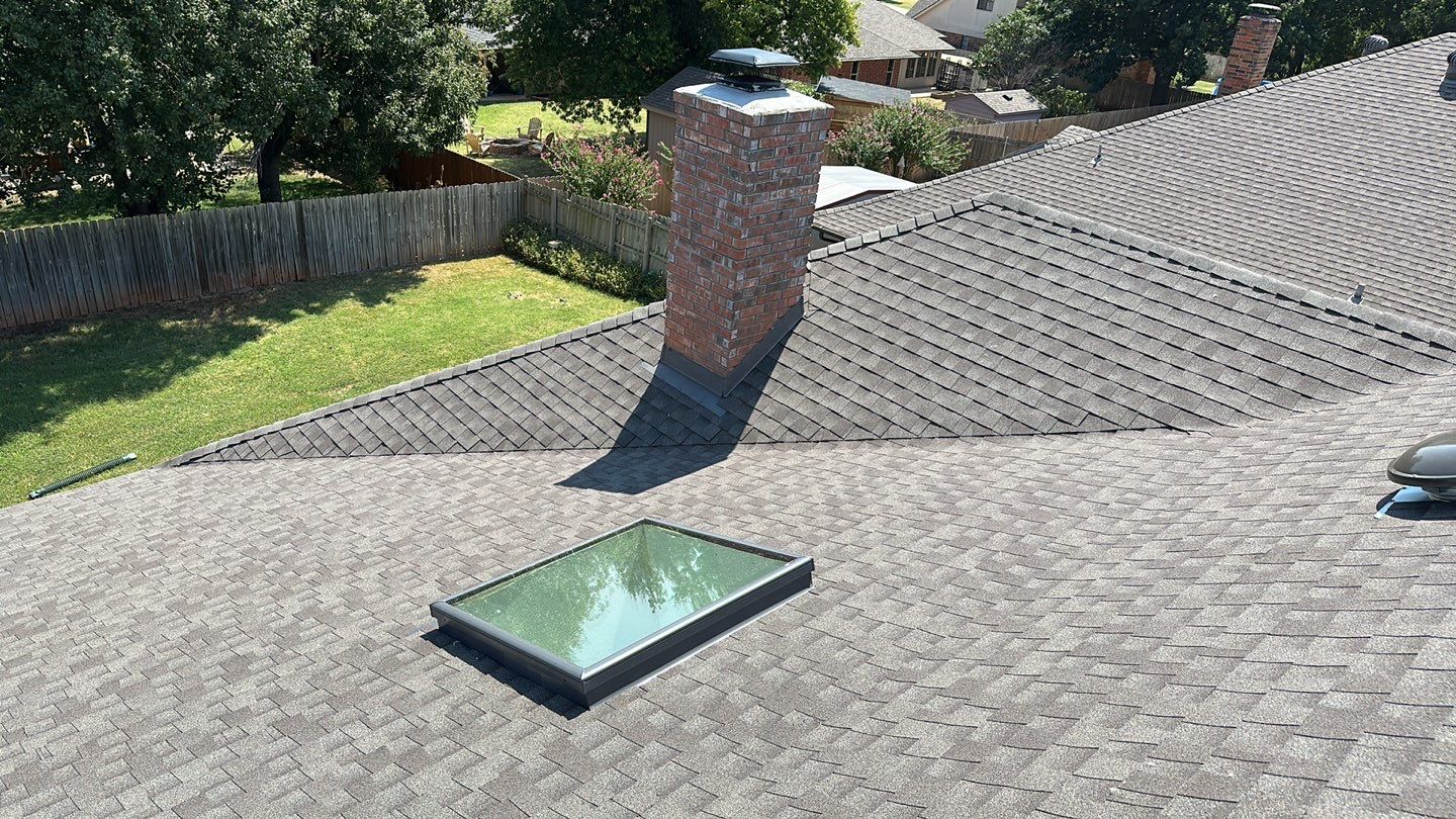 roof & skylight replacement in Oklahoma City by McCann's Roofing and Construction