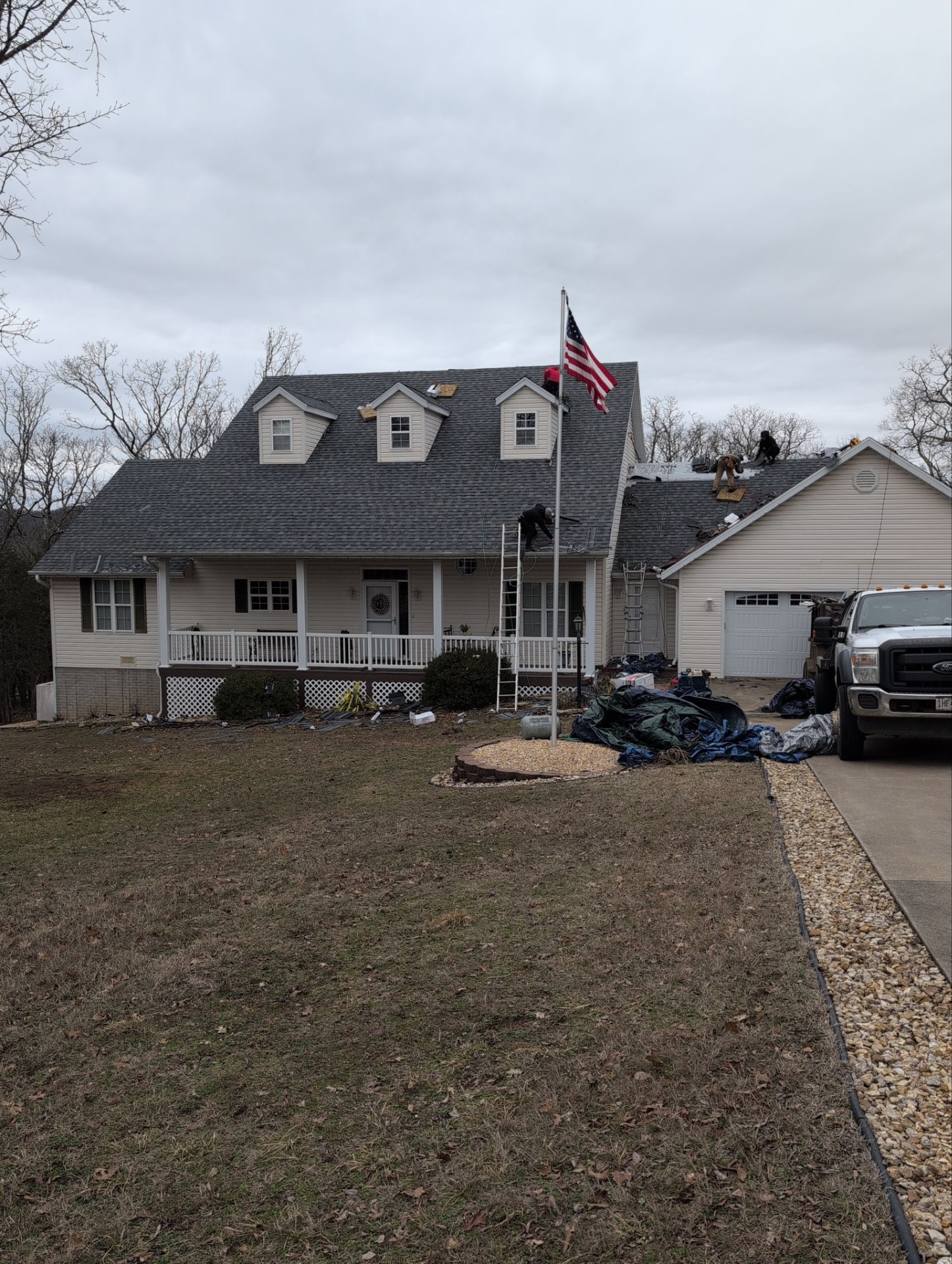 Roof Replacement & Gutter Guards in Galena by Table Rock Design + Build