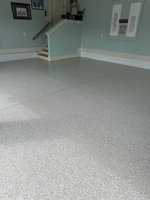 Garage Floor Coating using Palomino