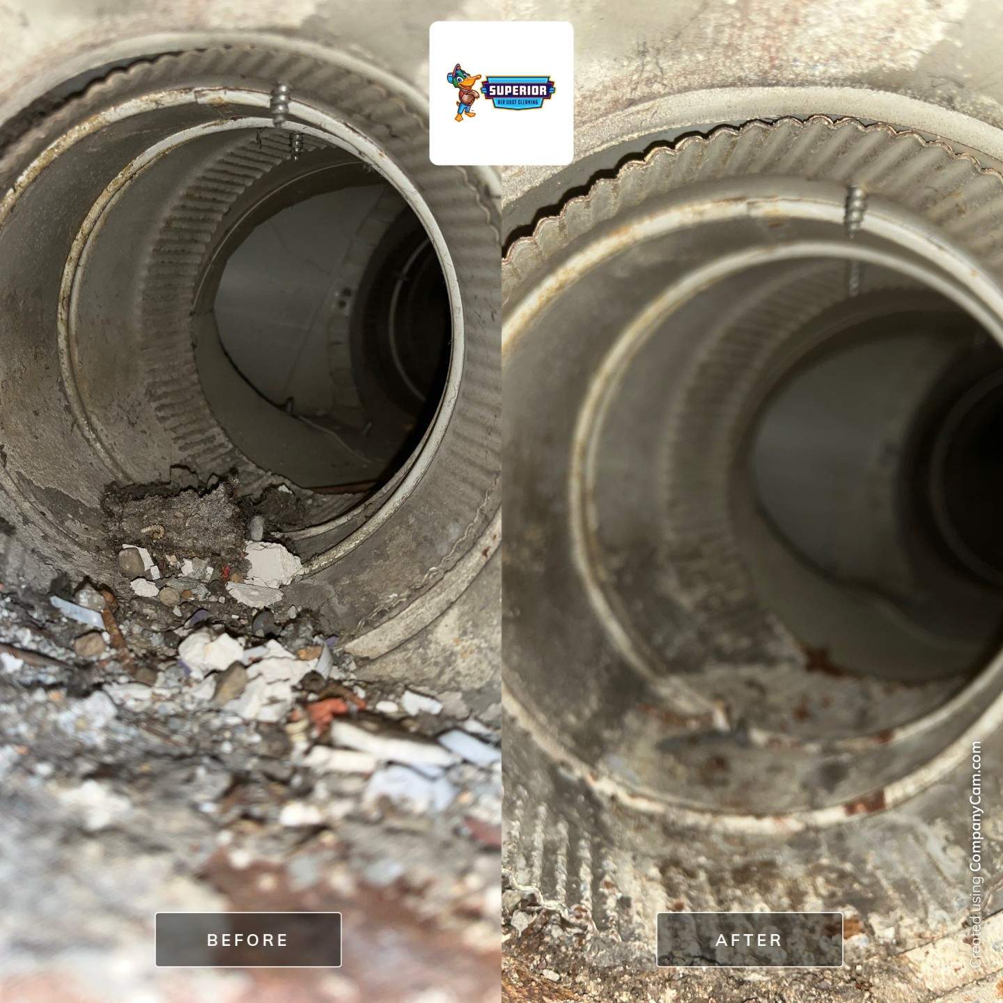 Air Duct Cleaning With a Vacuum Truck in Ellwood City, PA by Superior Air Duct Cleaning
