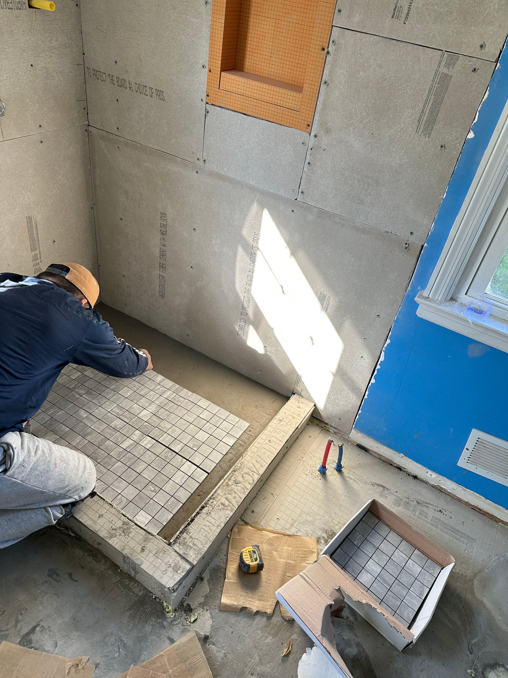 Bathroom Remodel using Tile by Home Concepts Construction