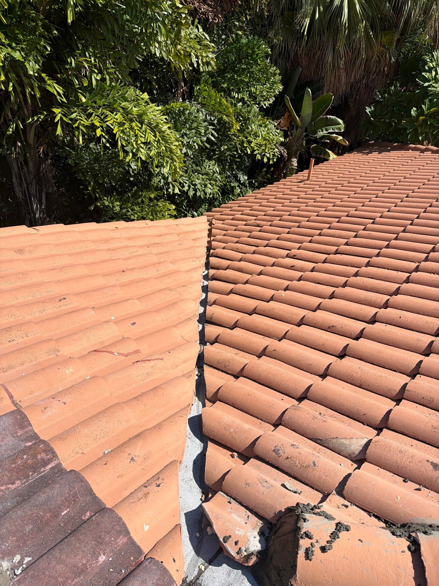 Terracotta Tile Roof Repair and Valley Restoration in Hollywood by Picos Construction Engineering